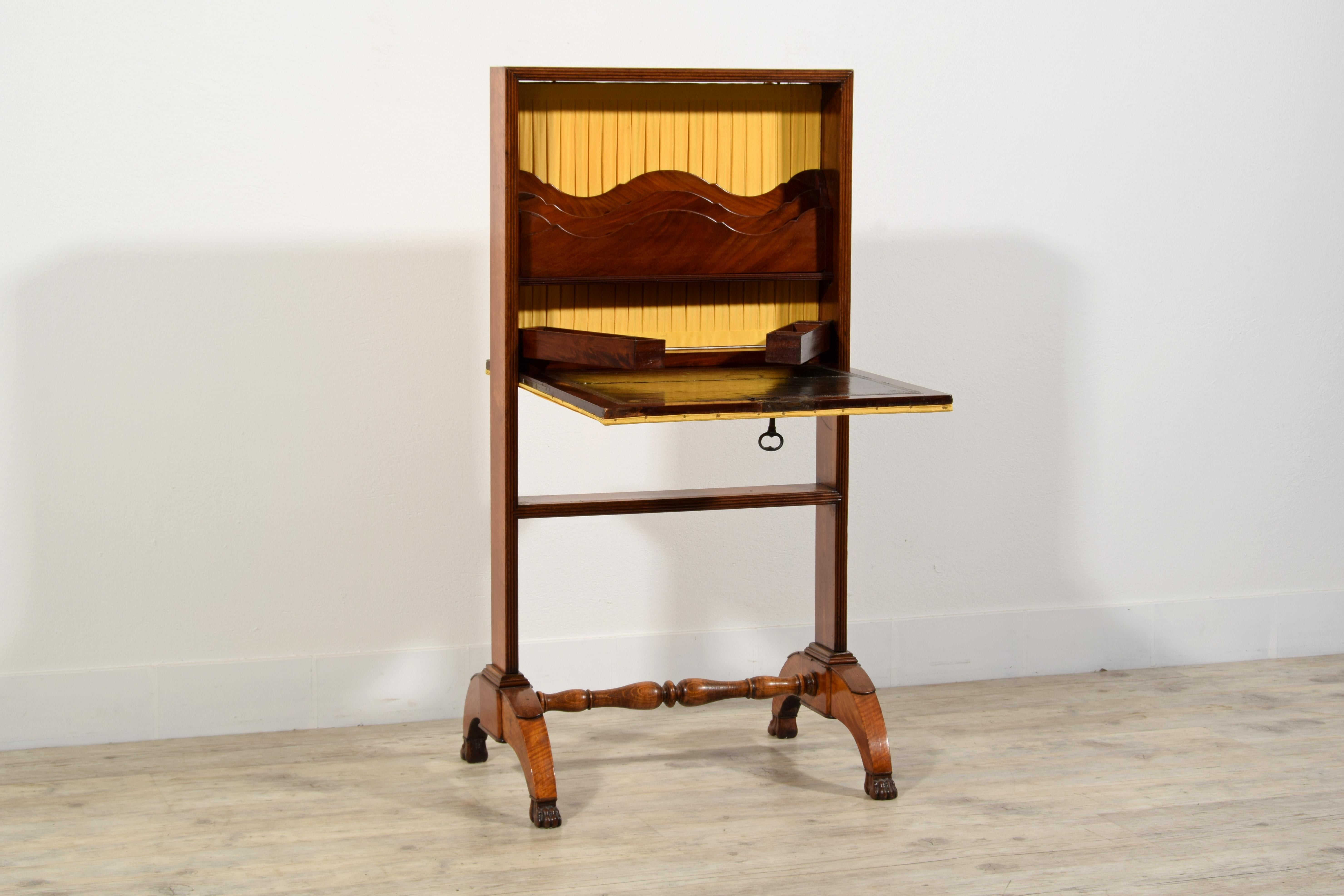 19th Century, French Wood Travel Desk For Sale 4