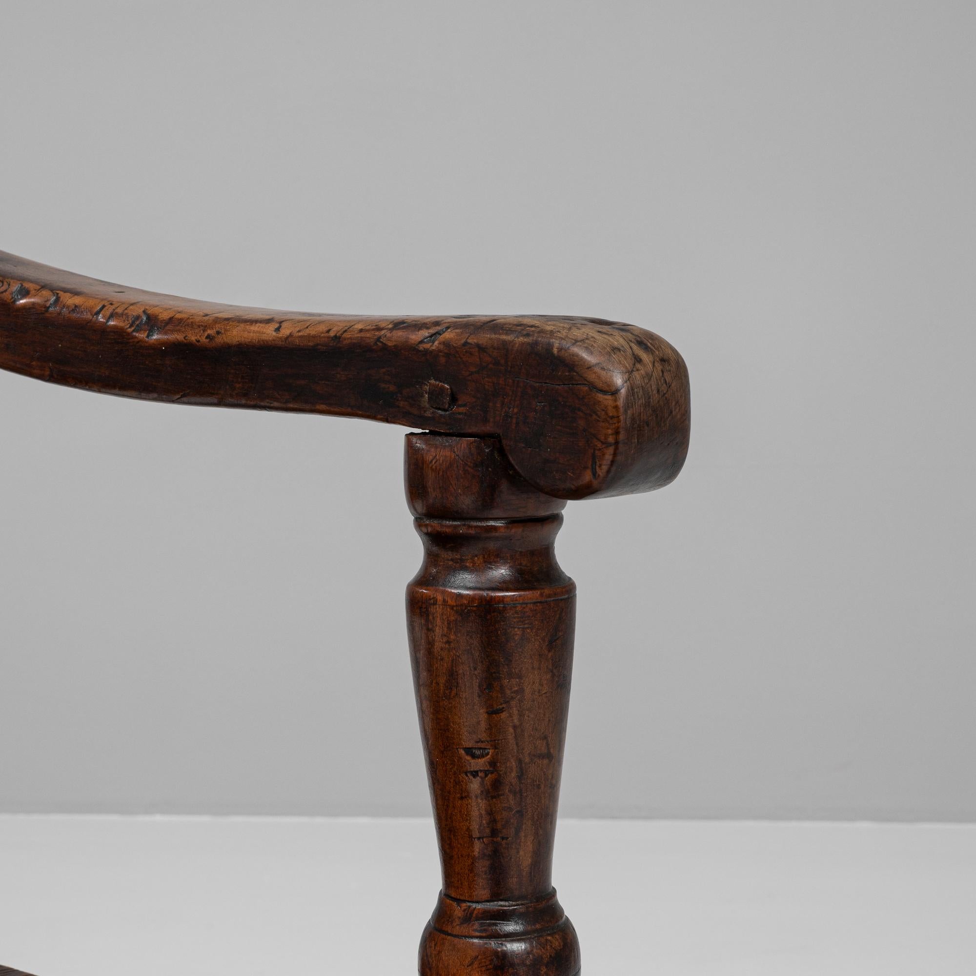 19th Century French Wooden Armchair For Sale 5