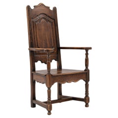 Fauteuil en bois français du 19ème siècle