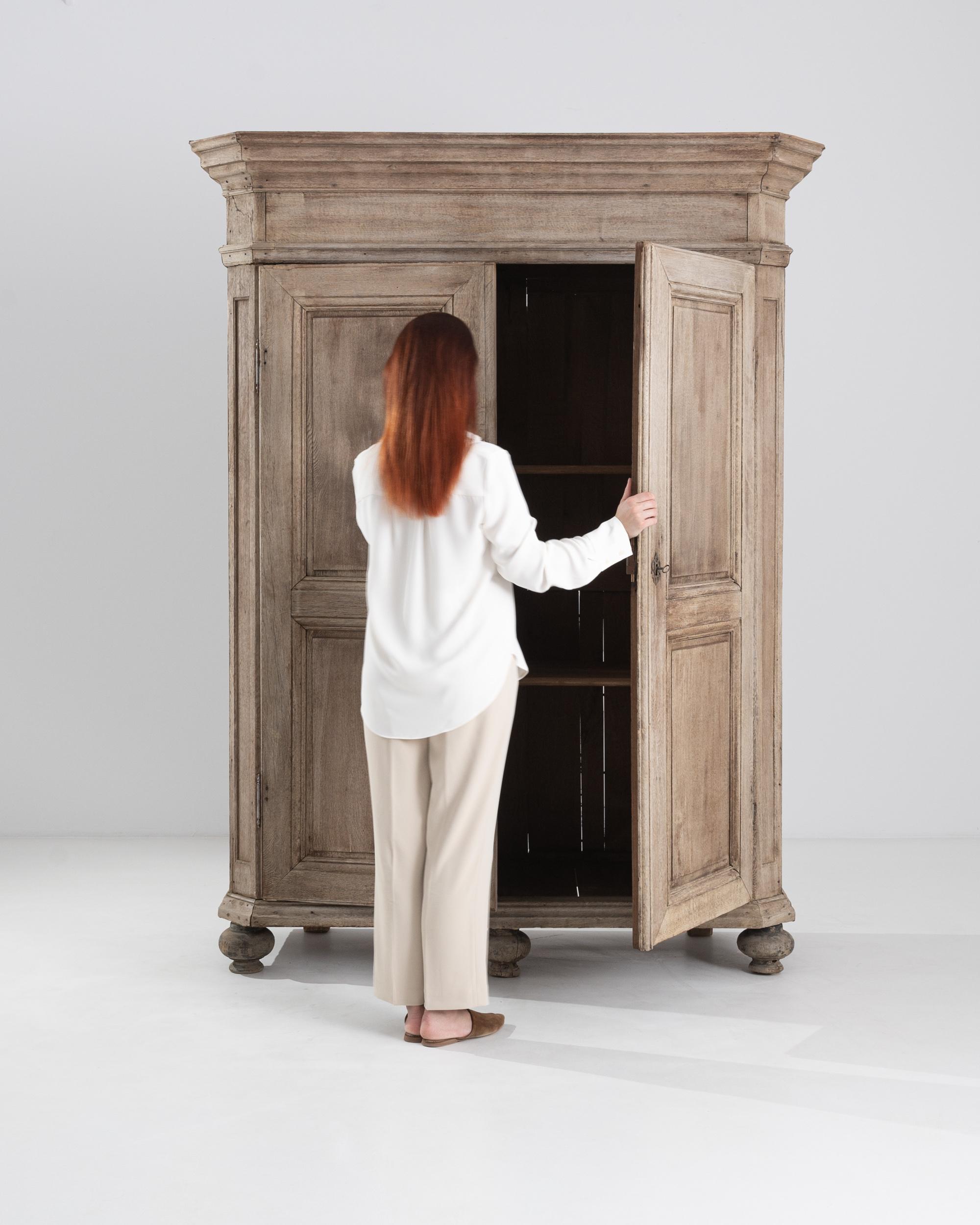 French Provincial 19th Century, French, Wooden Armoire