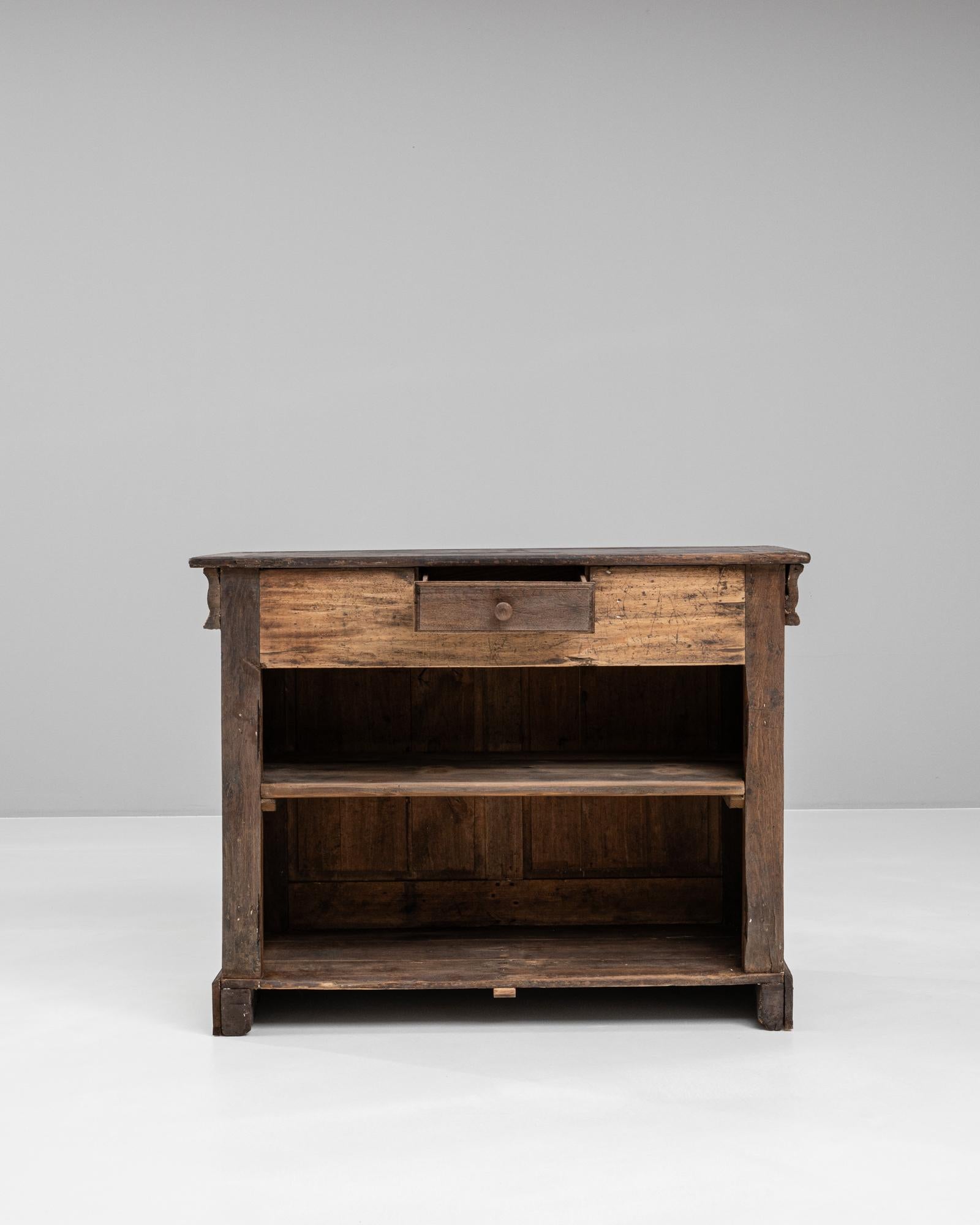 Bar en bois français du 19e siècle en vente 4