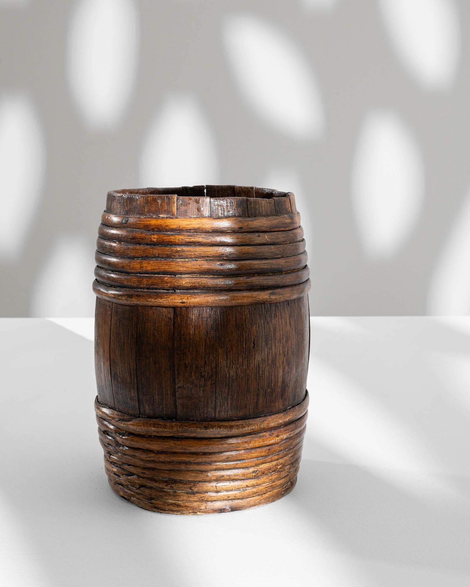 19th Century French Wooden Barrel For Sale 2