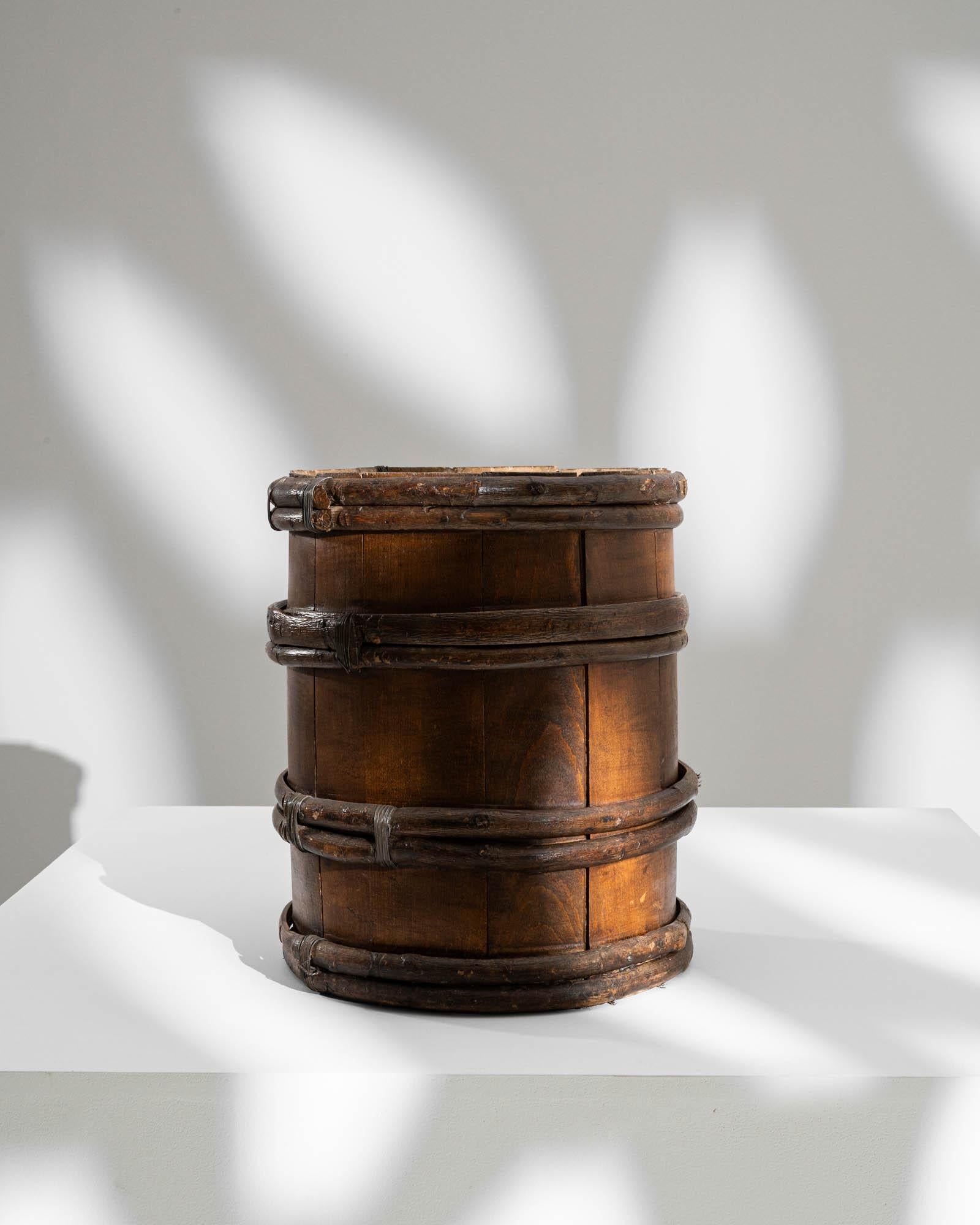 19th Century French Wooden Barrel For Sale 2