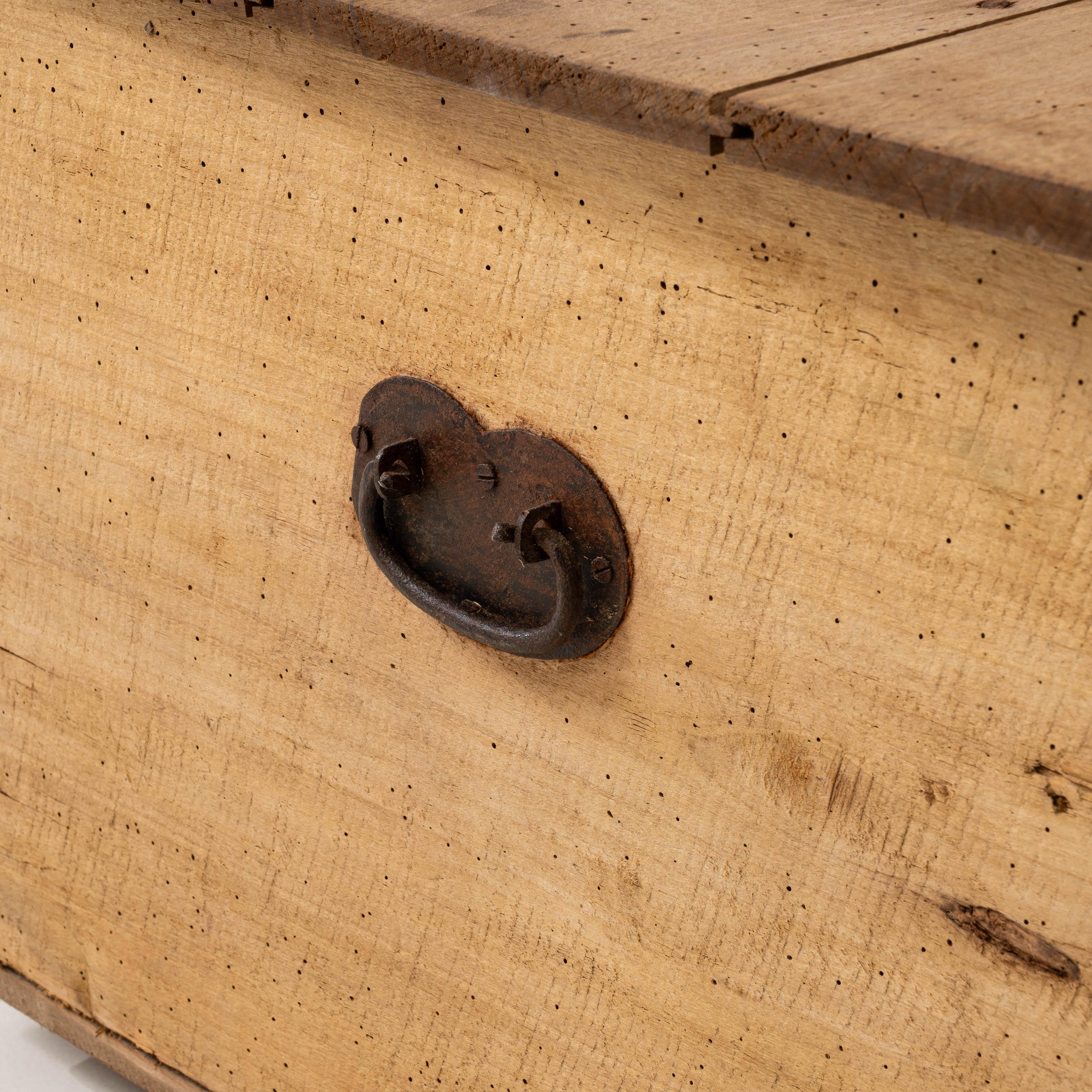 Cassapanca francese in legno del XIX secolo in vendita 6