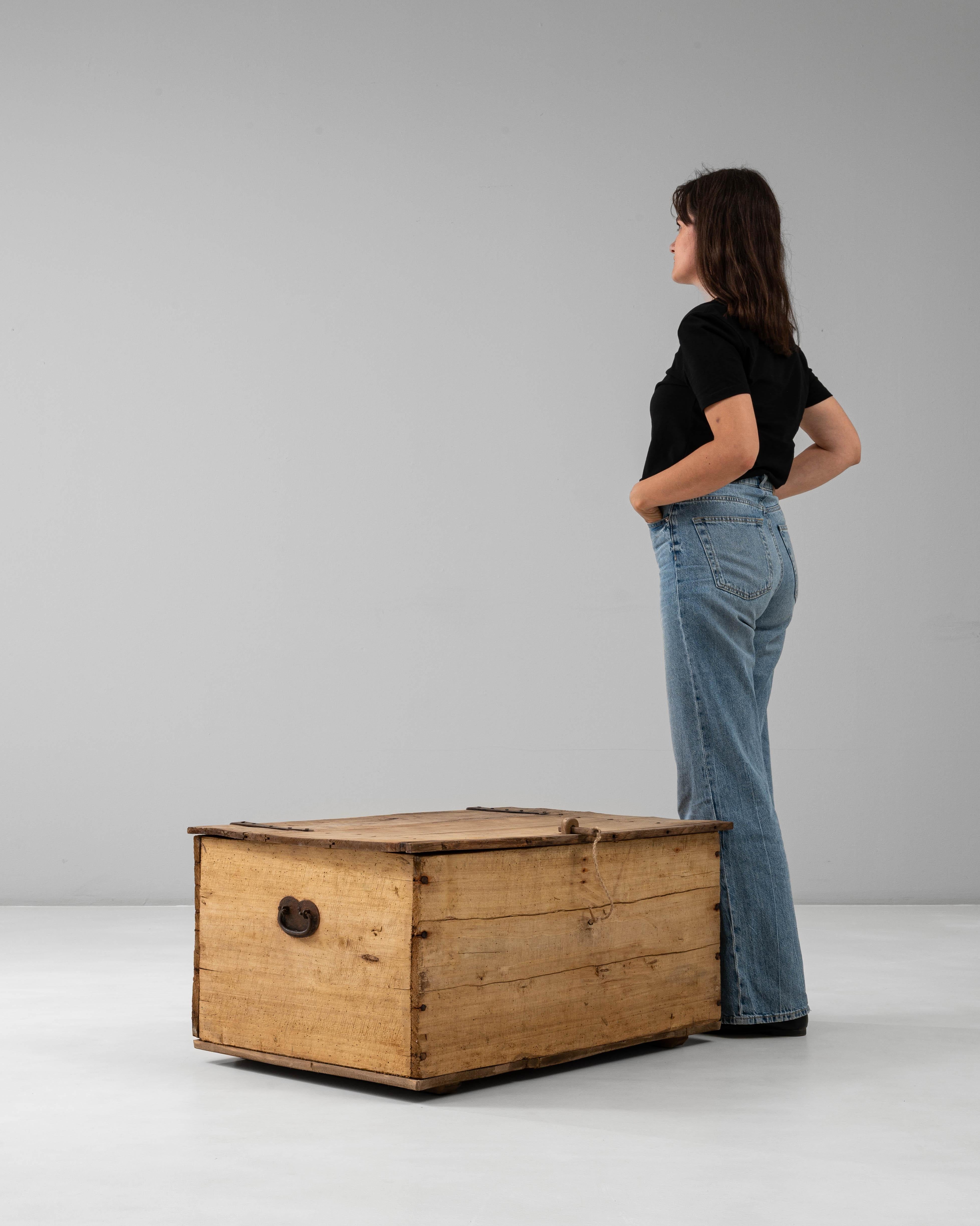 Cassapanca francese in legno del XIX secolo in vendita 3