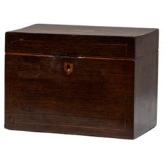 Boîte en bois française du 19e siècle