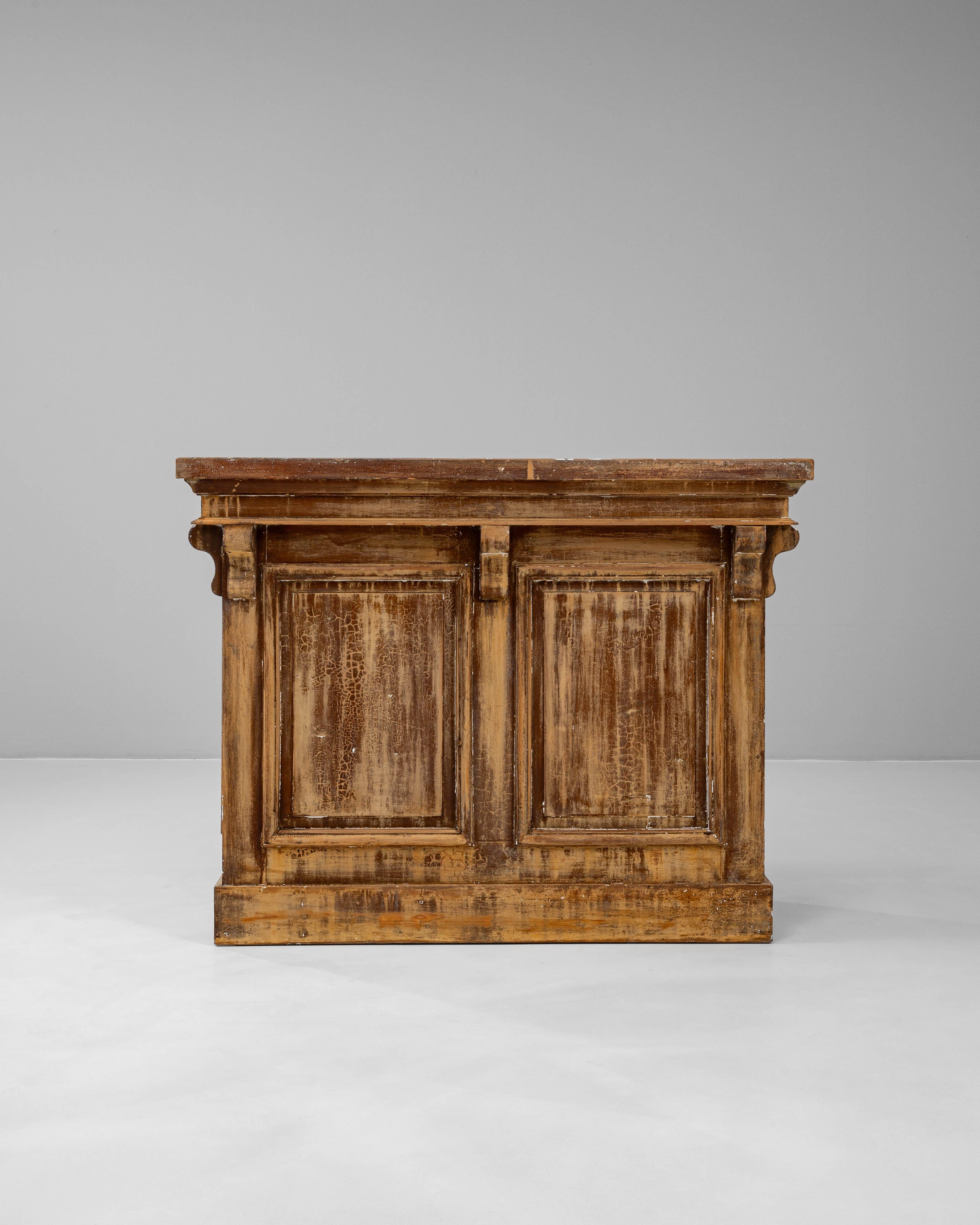 19th Century French Wooden Buffet im Angebot 7