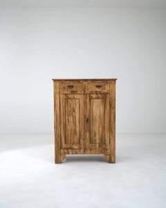 19th Century Antique French Wooden Buffet with Rustic Country Charm