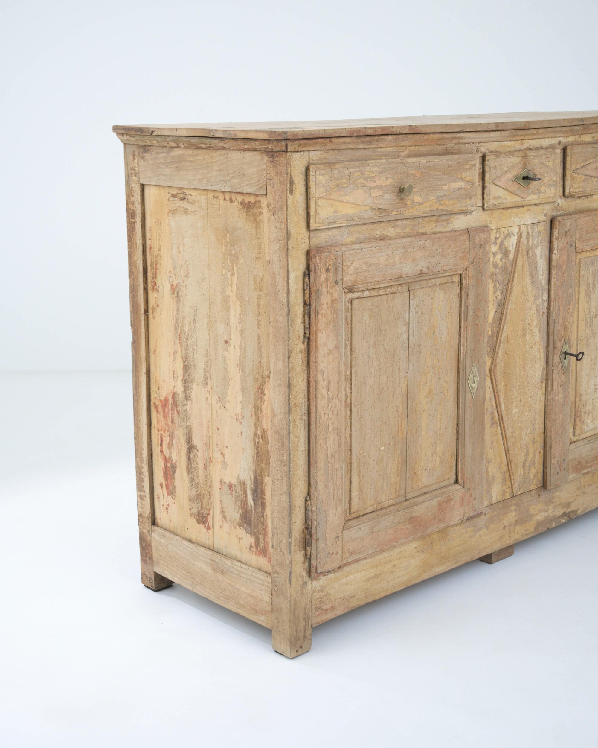 19th Century French Wooden Buffet For Sale 3