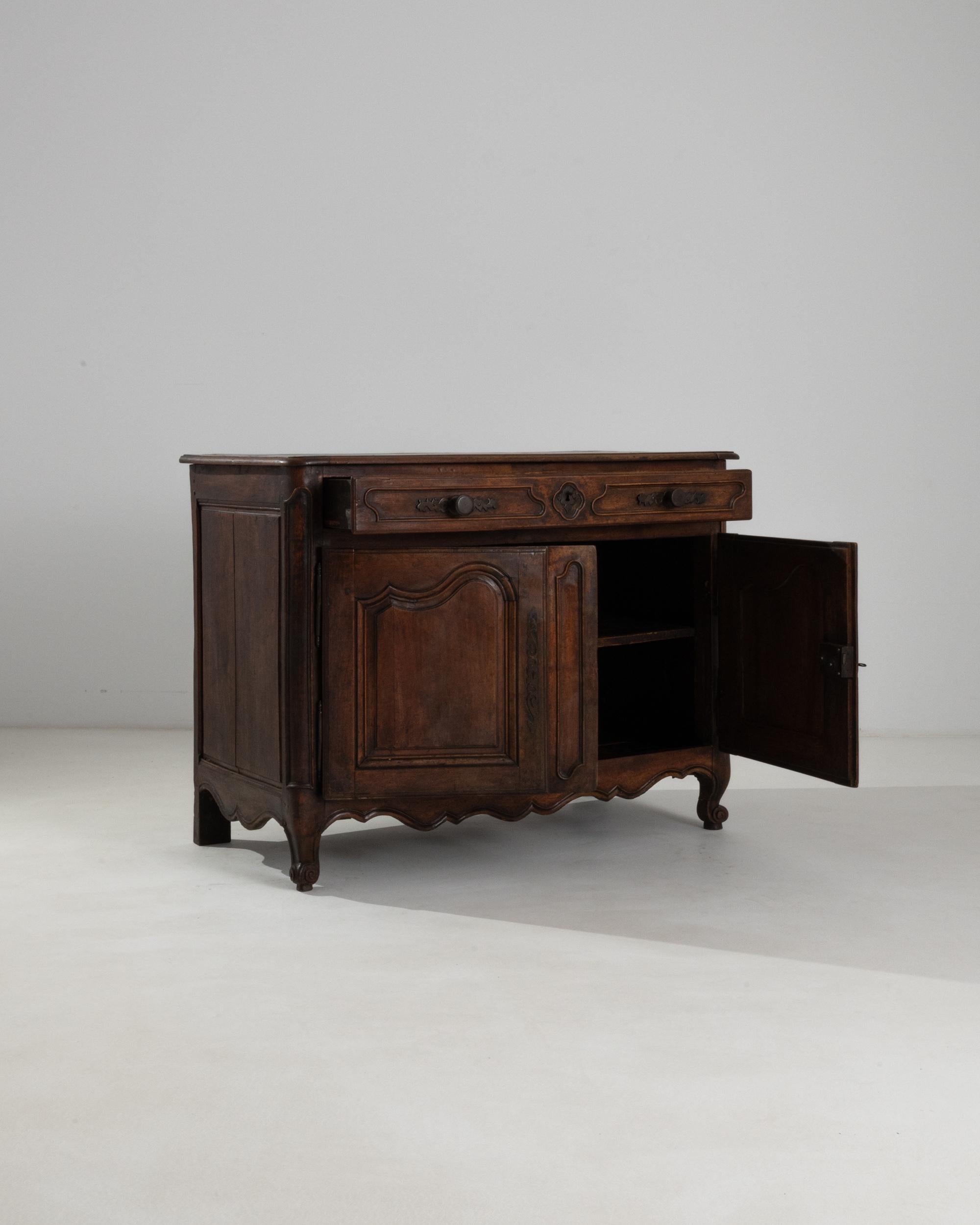 19th Century French Wooden Buffet with Original Patina 1