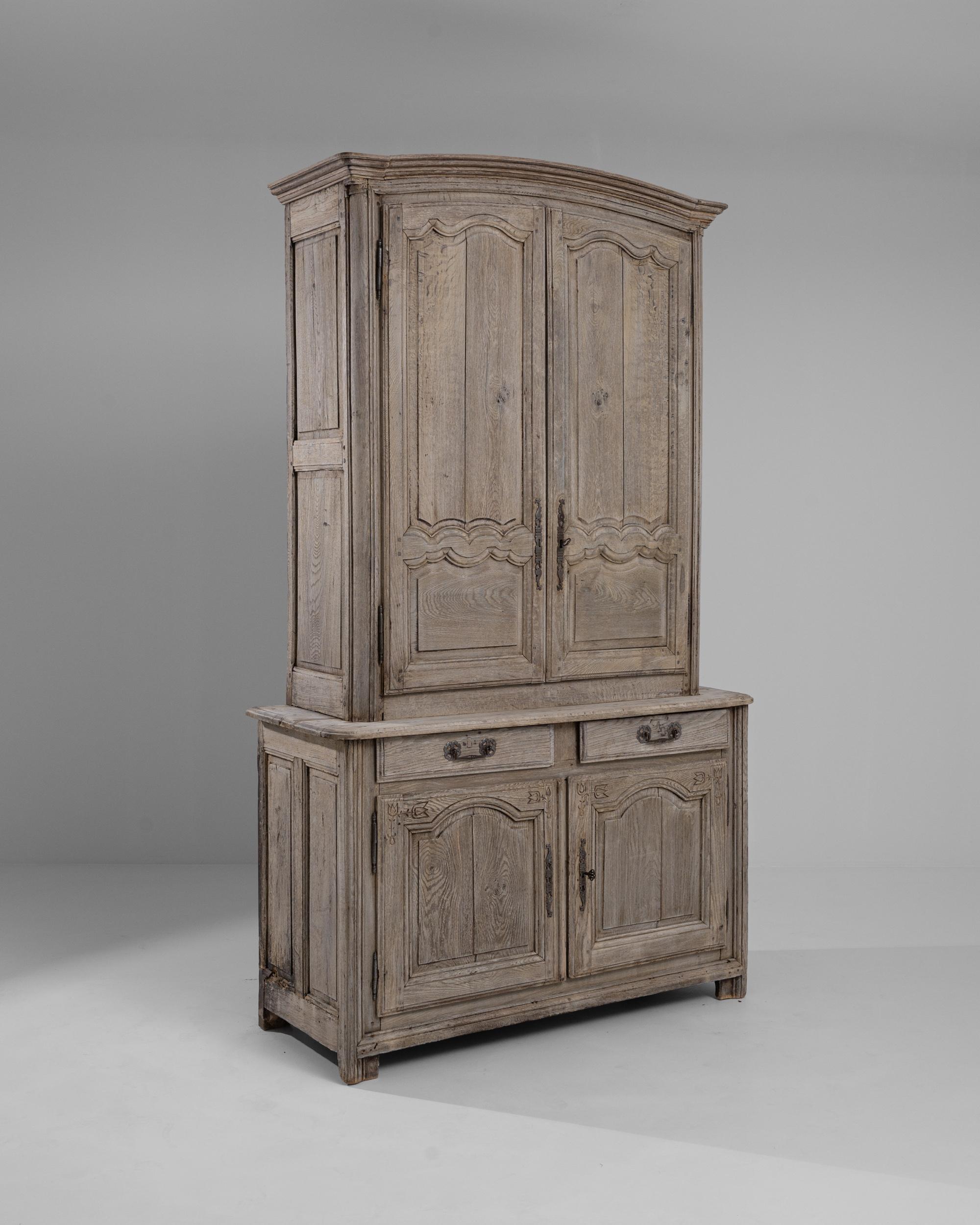 19th Century French Wooden Cabinet  In Good Condition In High Point, NC