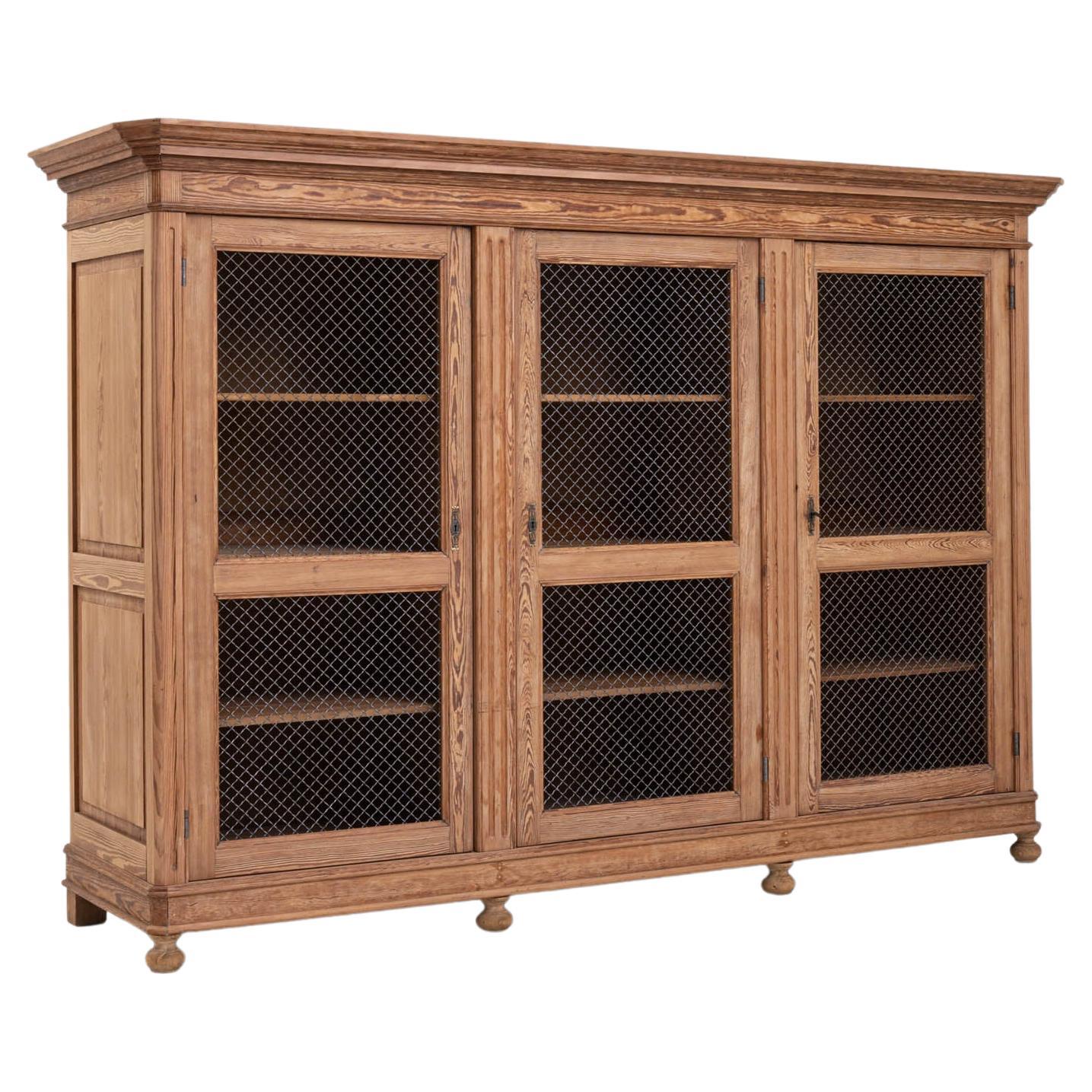 19th Century French Wooden Cabinet For Sale