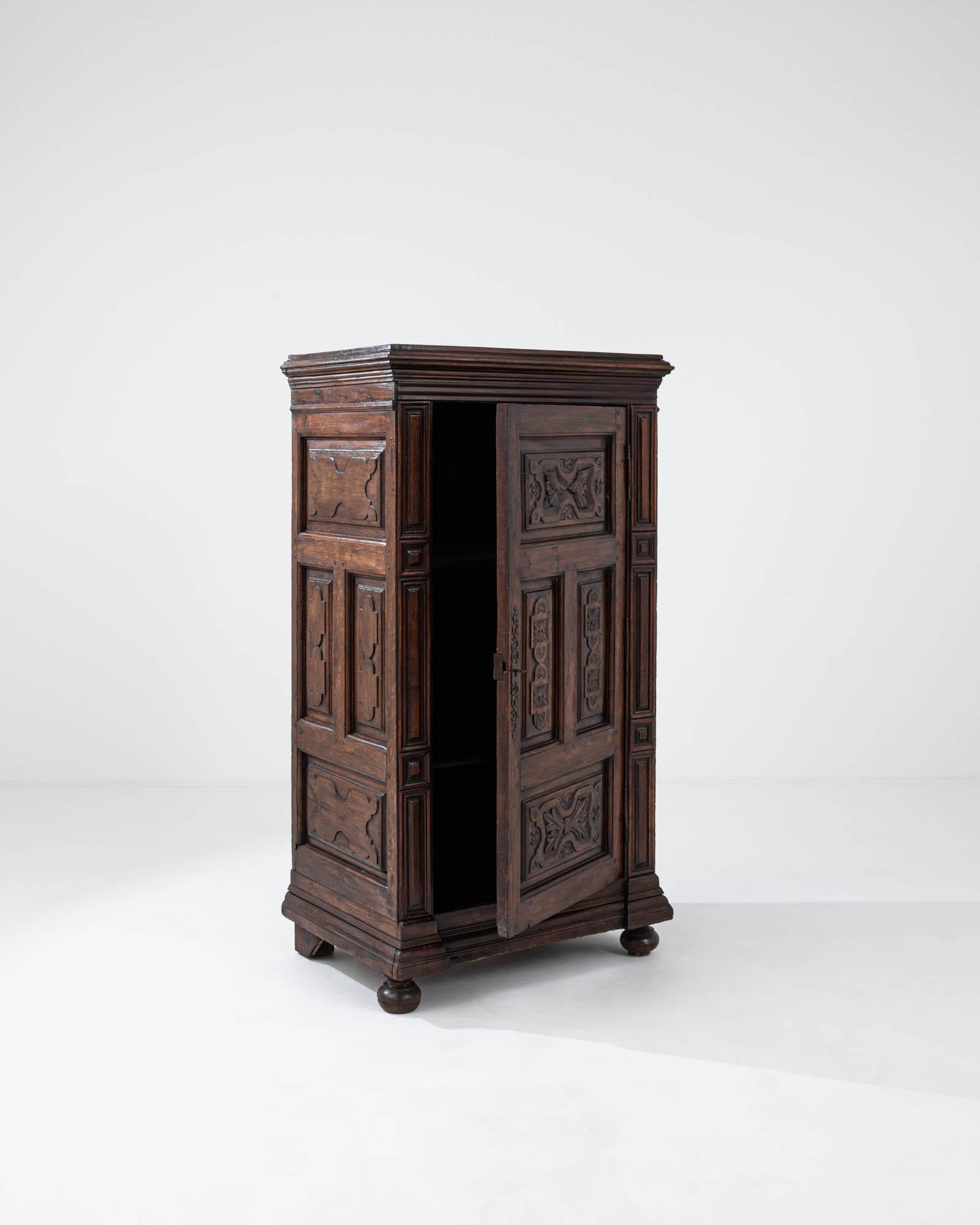 19th Century French Wooden Cabinet With Original Patina For Sale 2