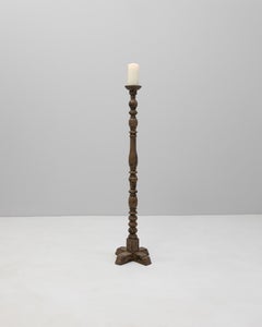 19th Century French Wooden Candlestick