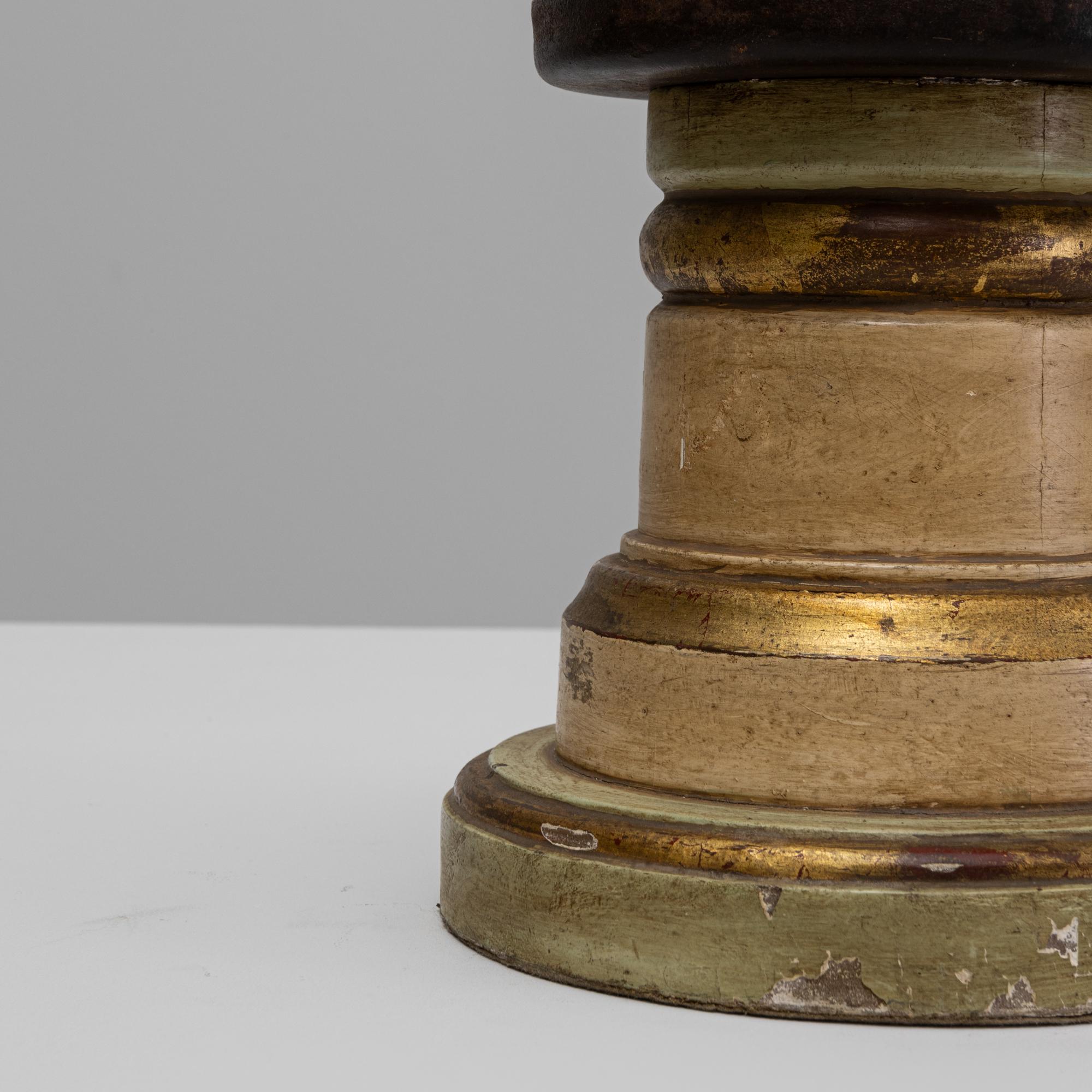 Portacandele in legno francese del XIX secolo in vendita 7