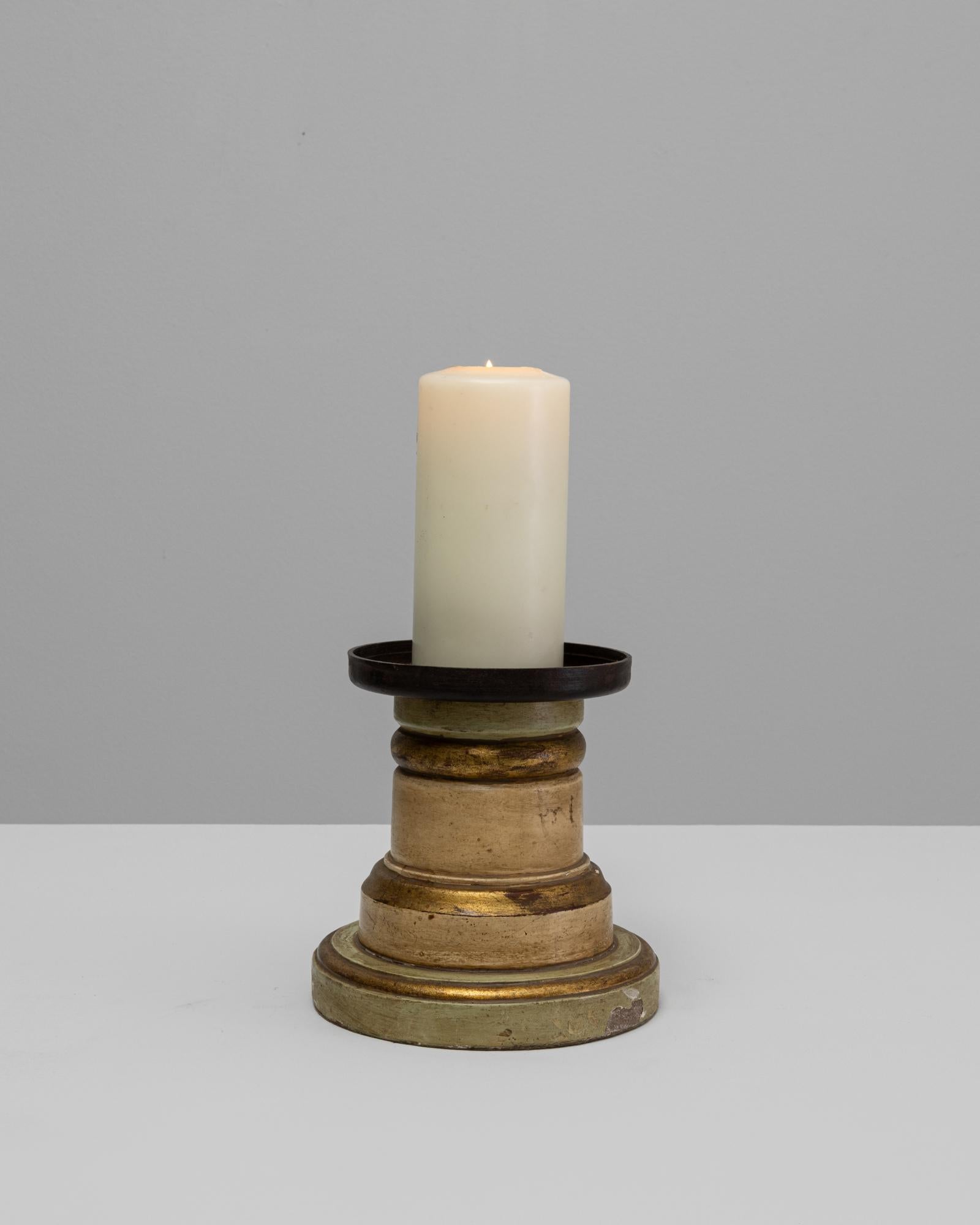 Francese Portacandele in legno francese del XIX secolo in vendita