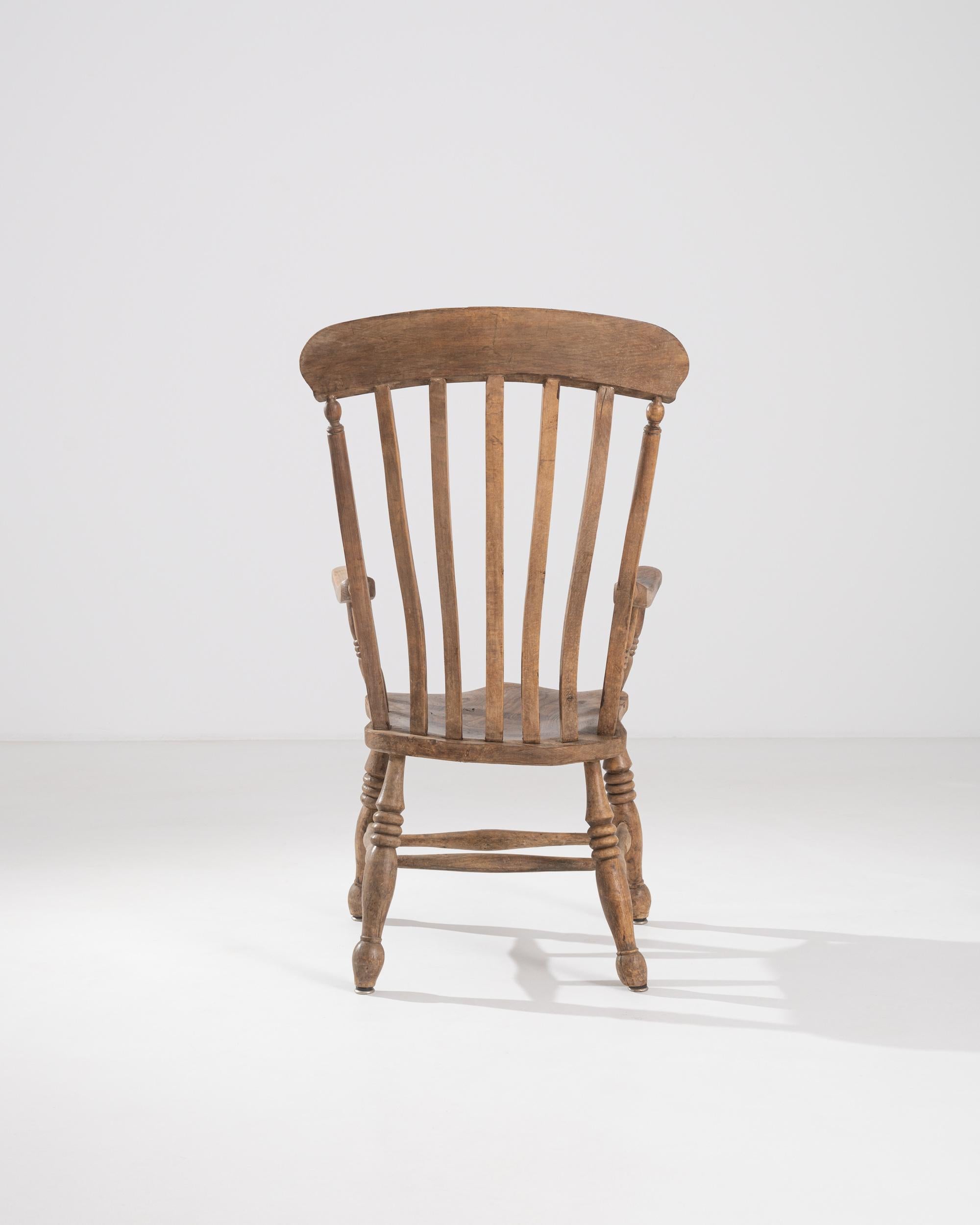 19th Century French Wooden Chair 1