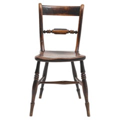 Silla de madera francesa del siglo XIX
