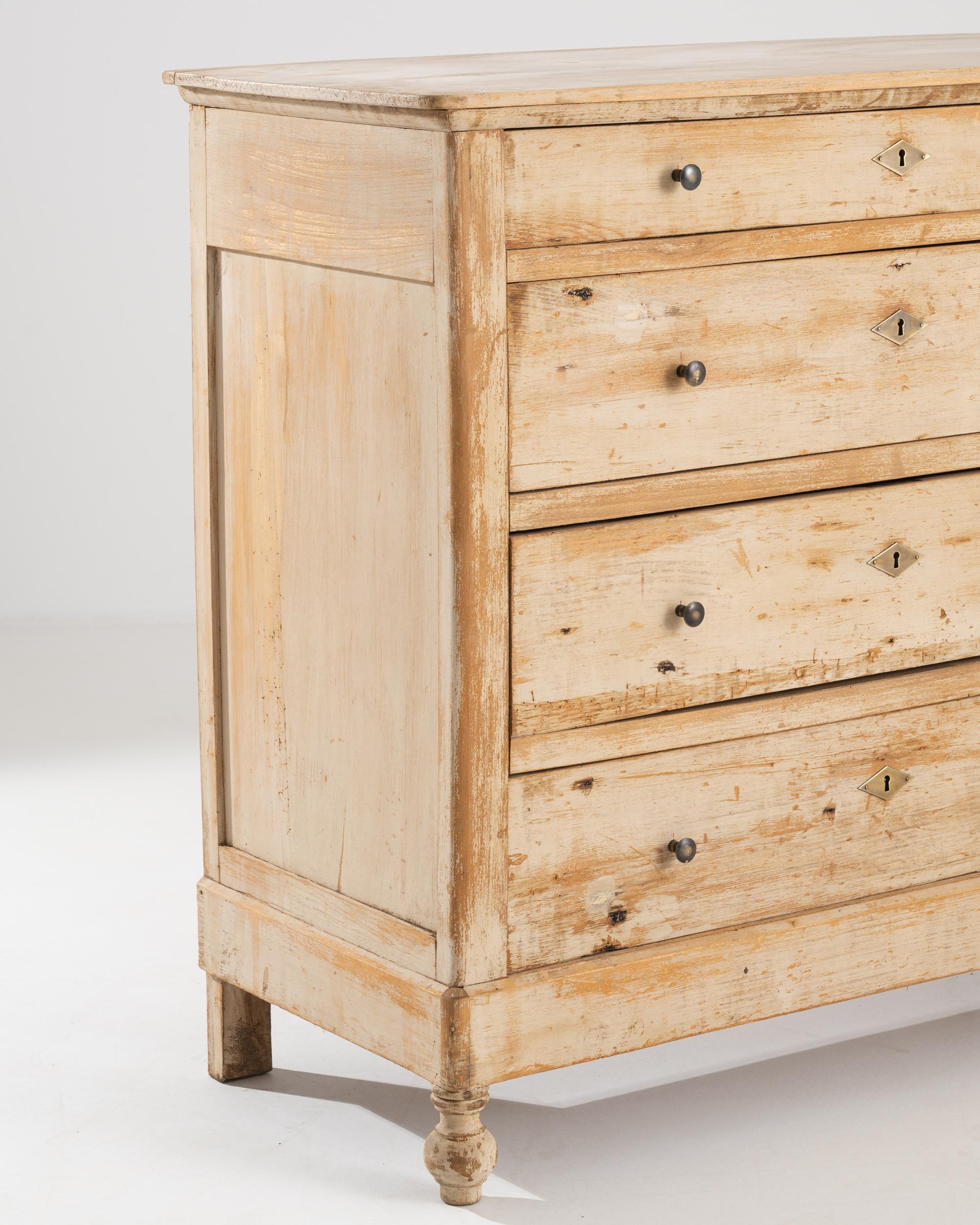 19th Century French Wooden Chest of Drawers 3
