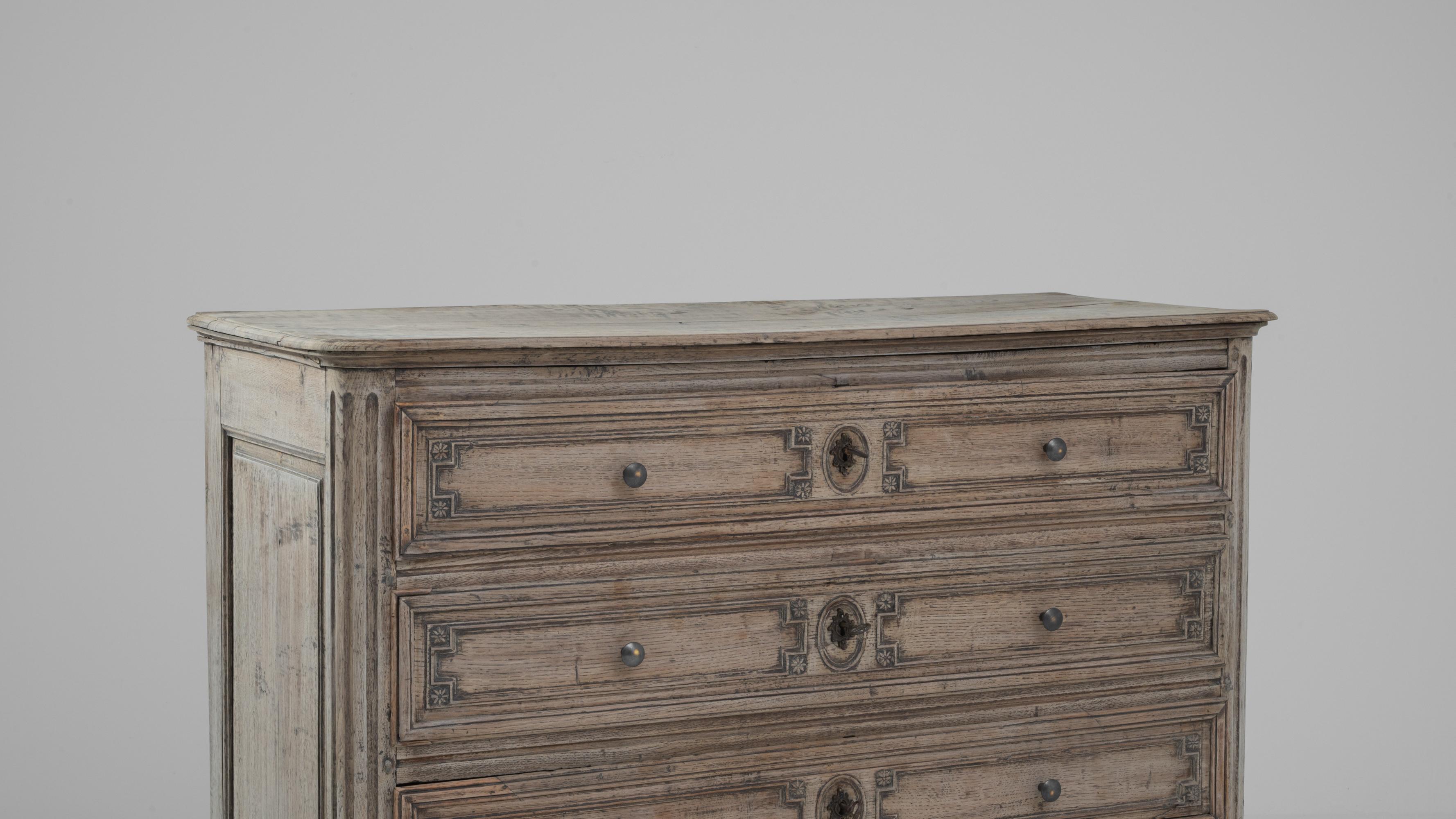 19th Century French Wooden Chest of Drawers For Sale 3