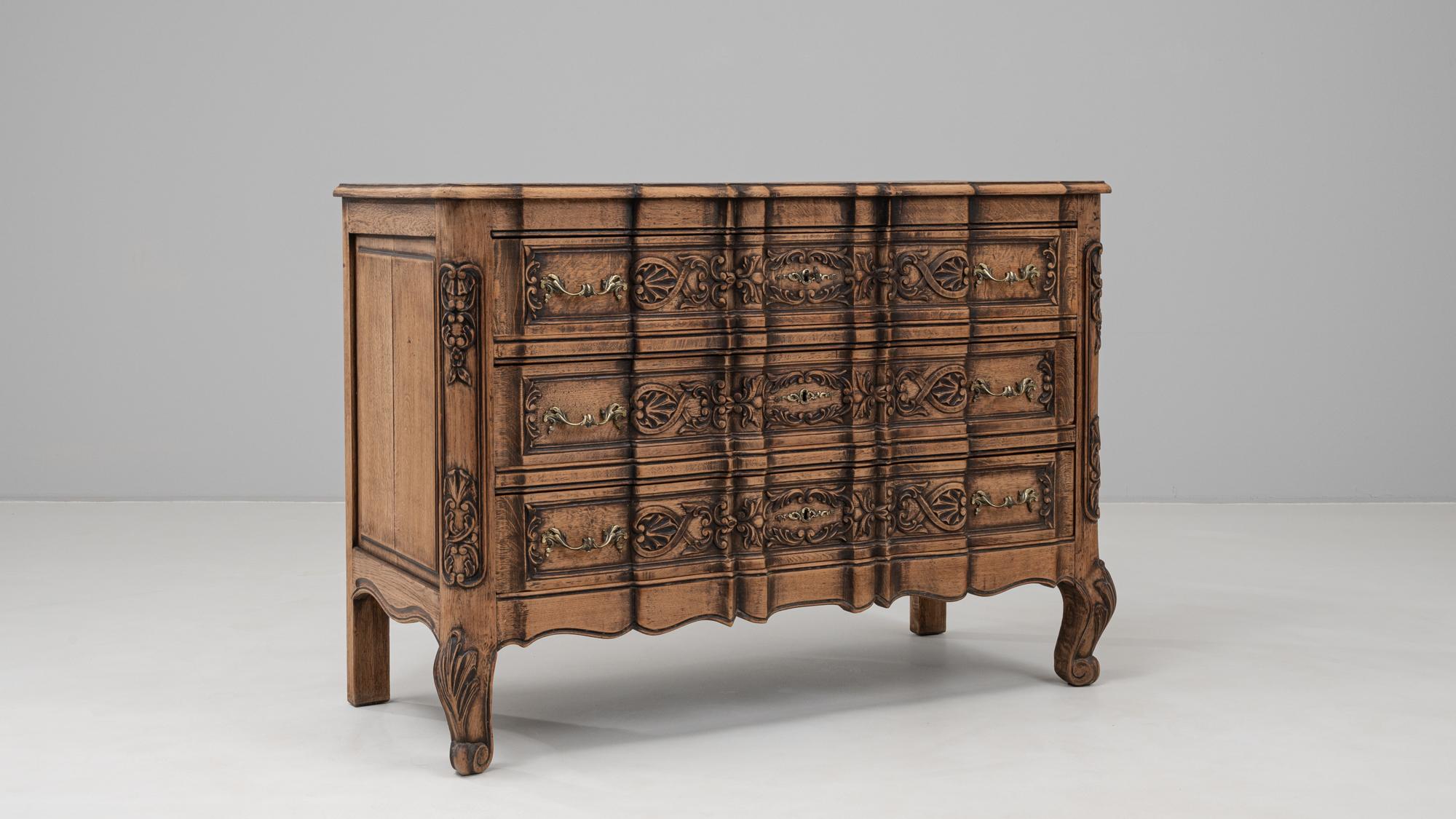 Cassettiera francese in legno del XIX secolo in vendita 4