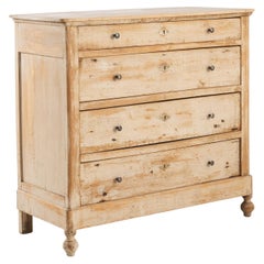 19th Century French Wooden Chest of Drawers