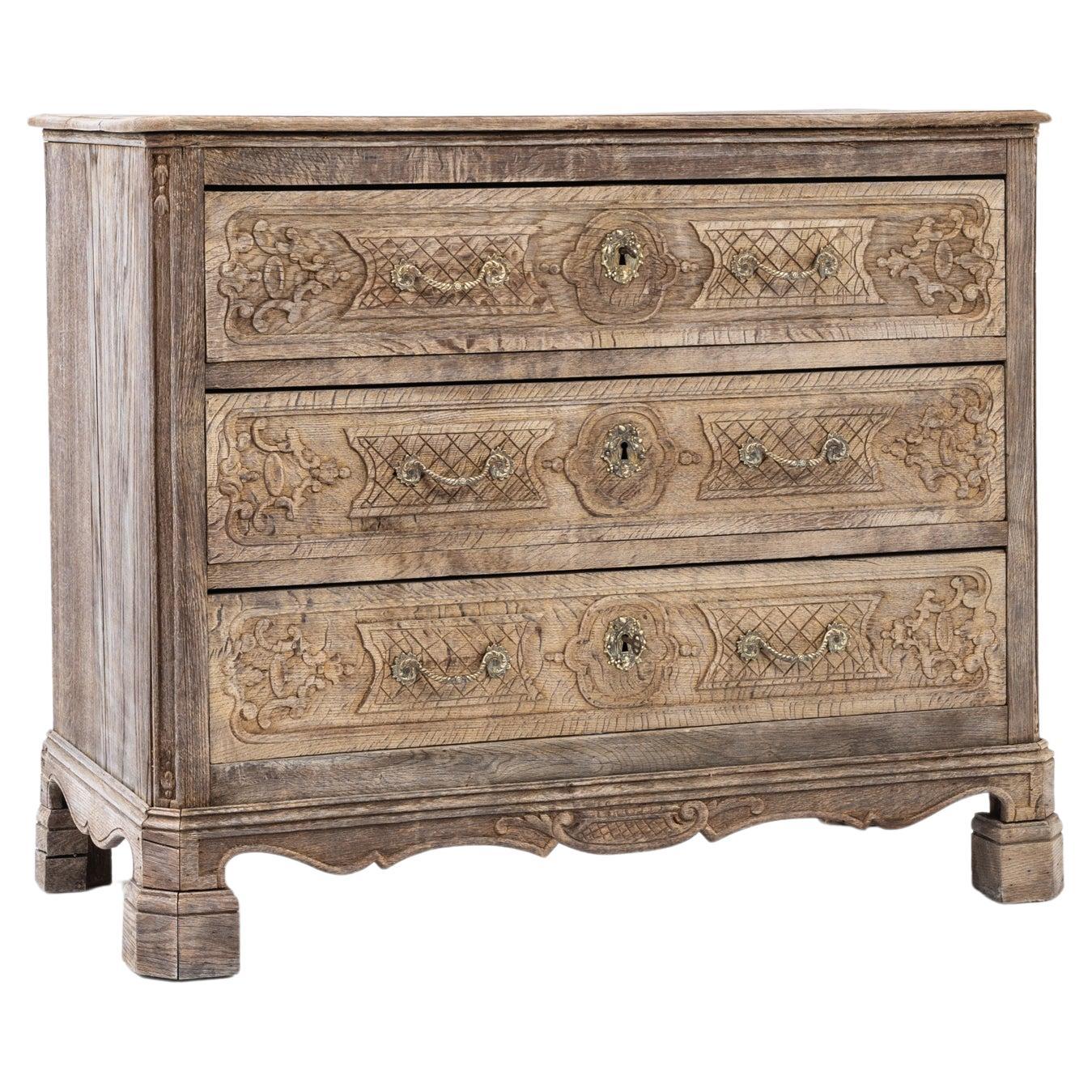 20th Century French Wooden Chest of Drawers at 1stDibs