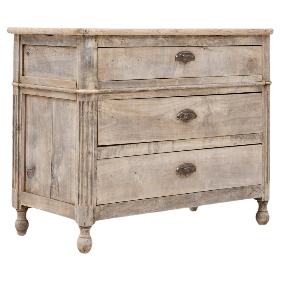 19th Century French Wooden Chest Of Drawers