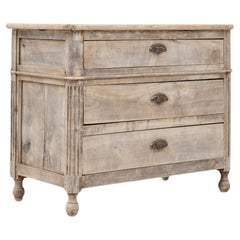 Antique 19th Century French Wooden Chest Of Drawers