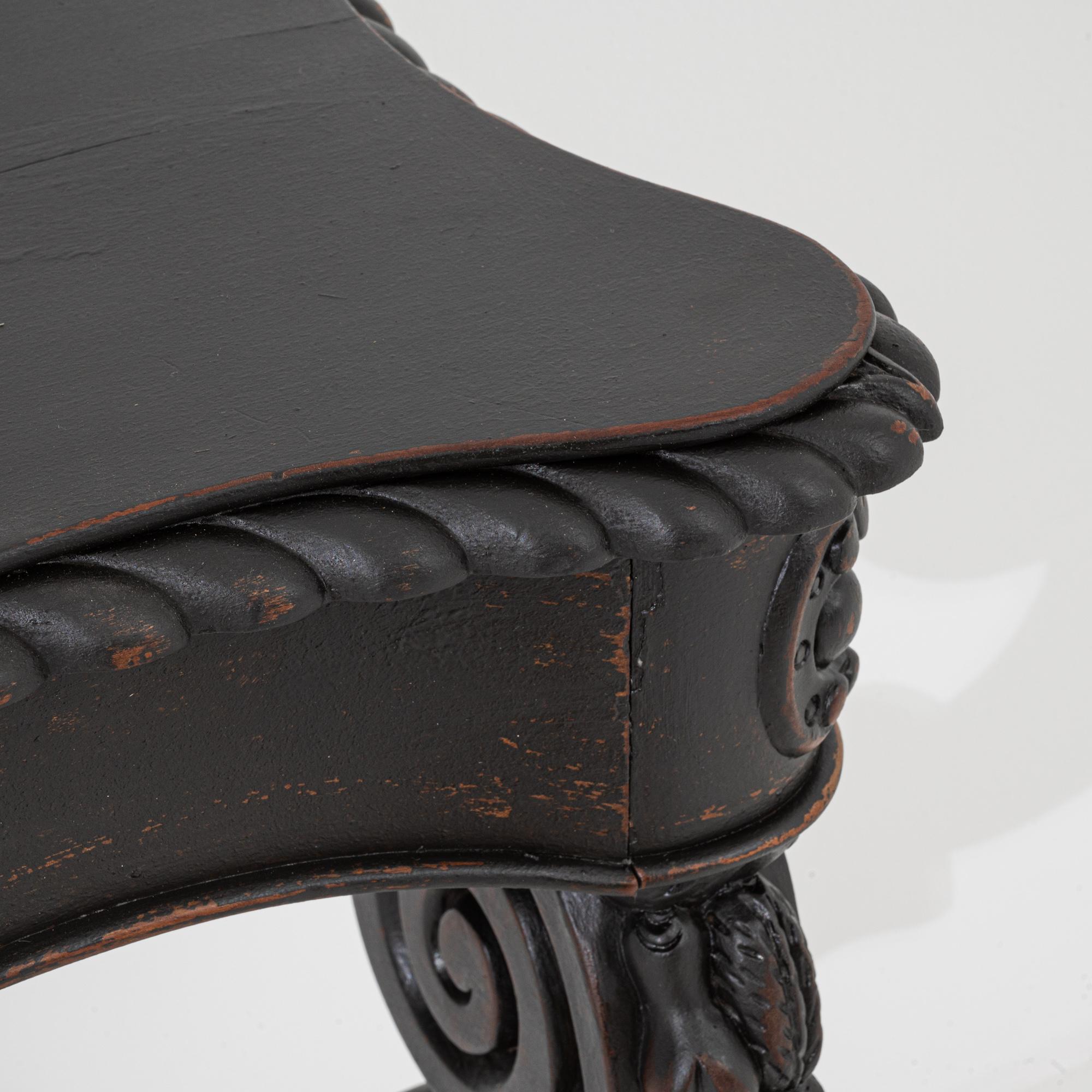 Table console en bois française du 19e siècle en vente 3