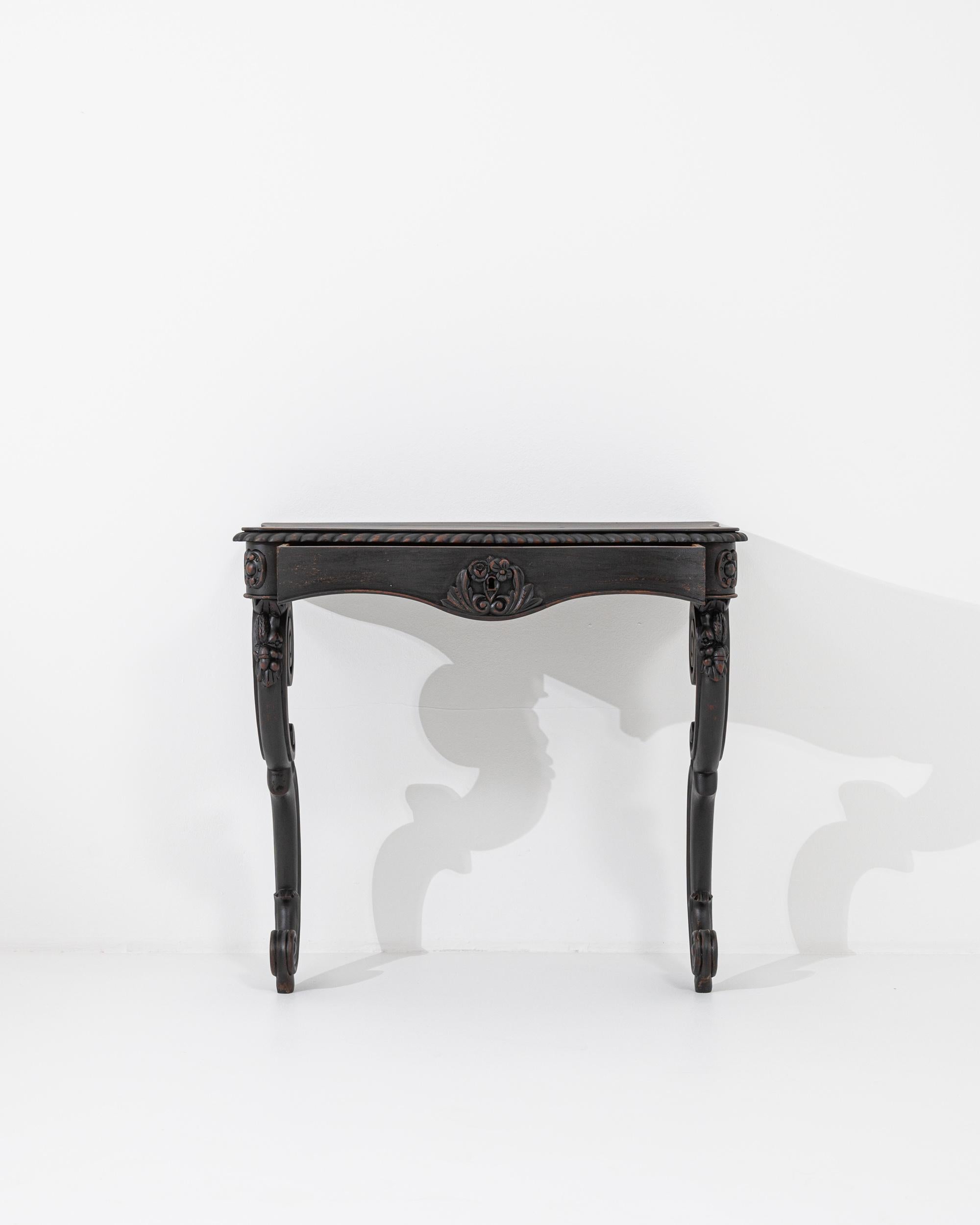 19th Century French Wooden Console Table For Sale 1