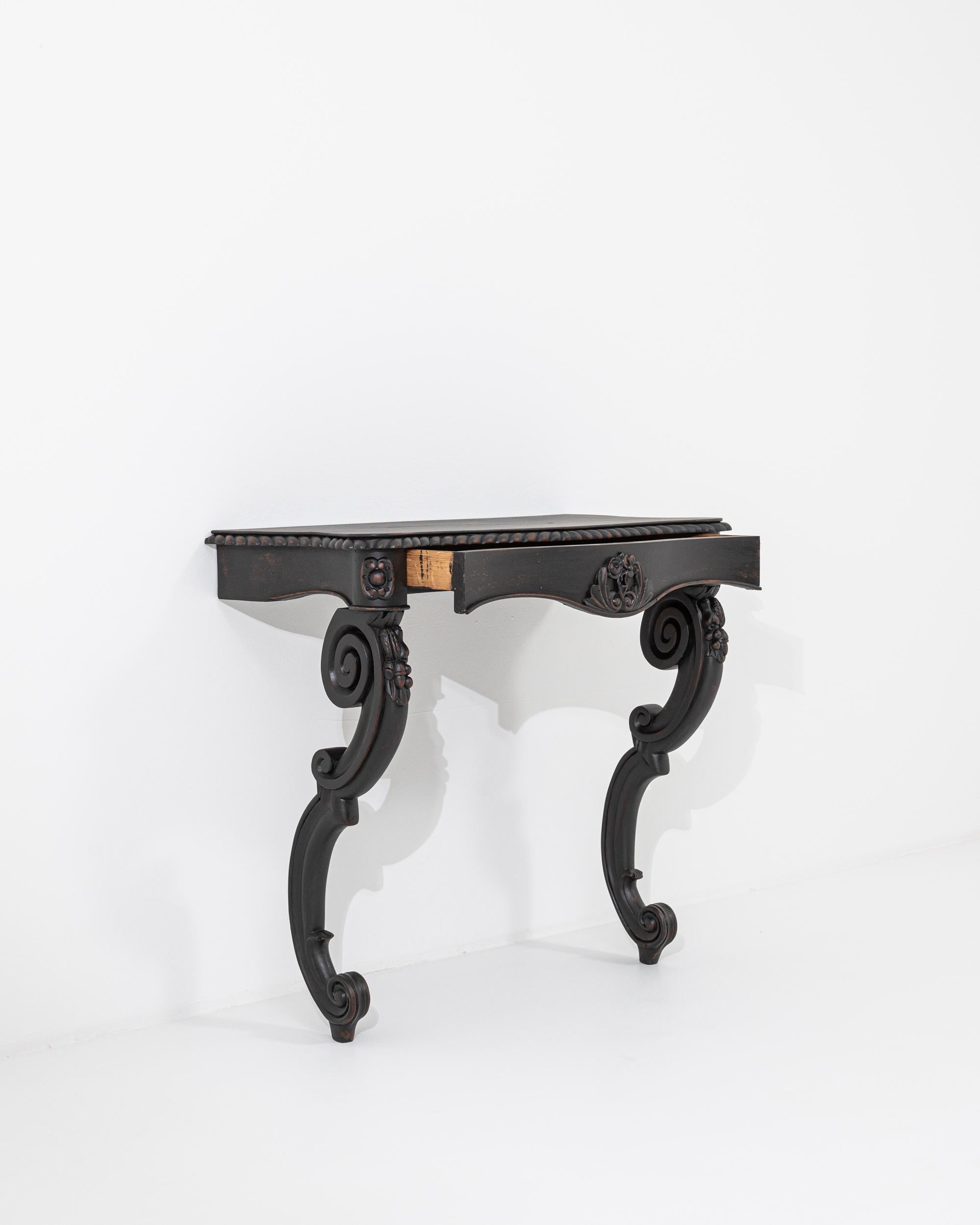 19th Century French Wooden Console Table For Sale 2