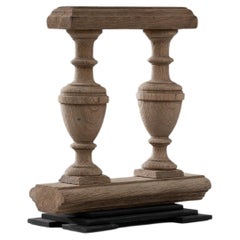 19th Century French Wooden Decoration On Metal Stand