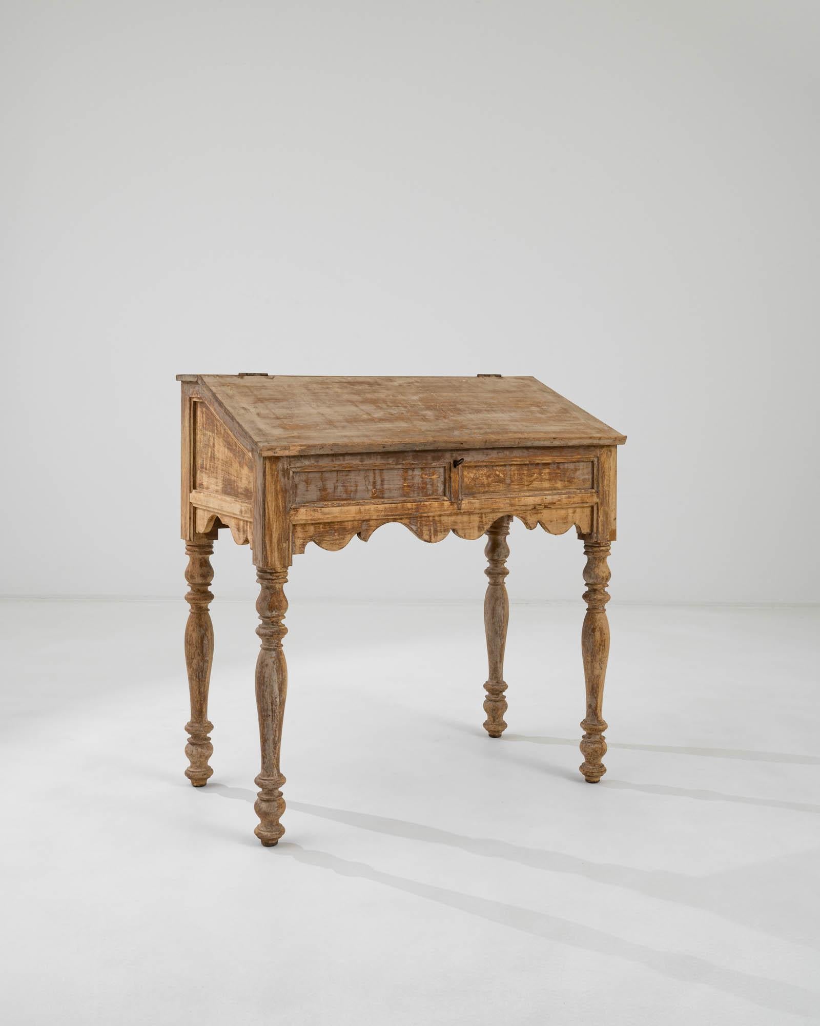 19th Century French Wooden Desk  1