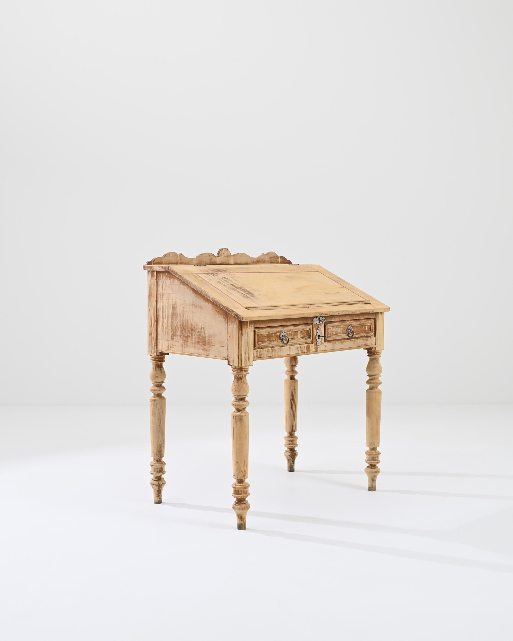 19th Century French Wooden Desk 2
