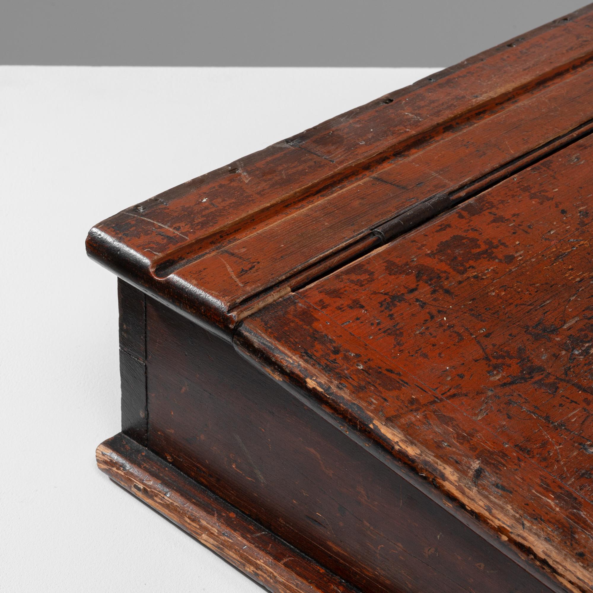19th Century French Wooden Desk Organizer For Sale 11