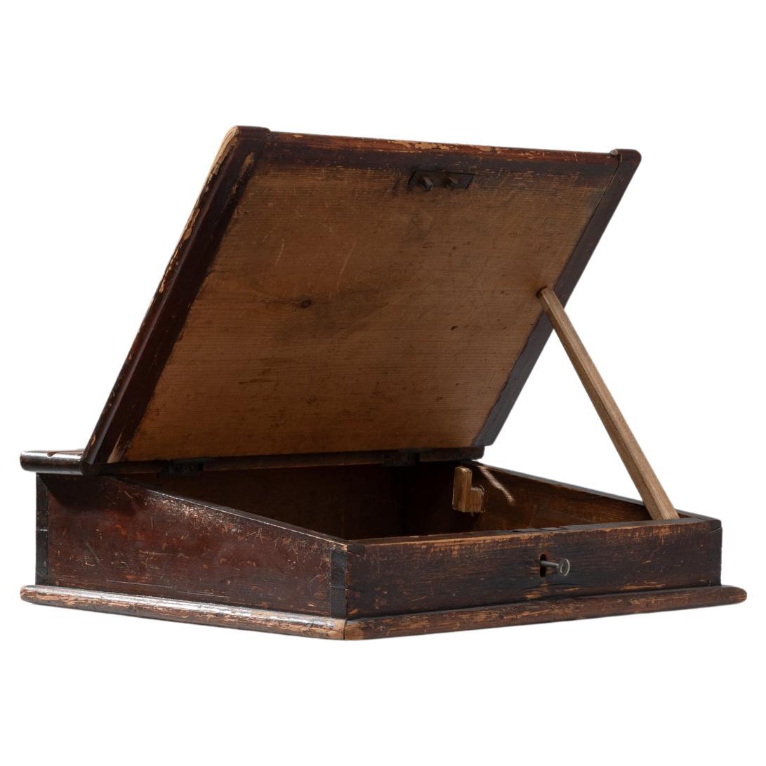 19. Jahrhundert Französisch hölzerne Schreibtisch-Organisator