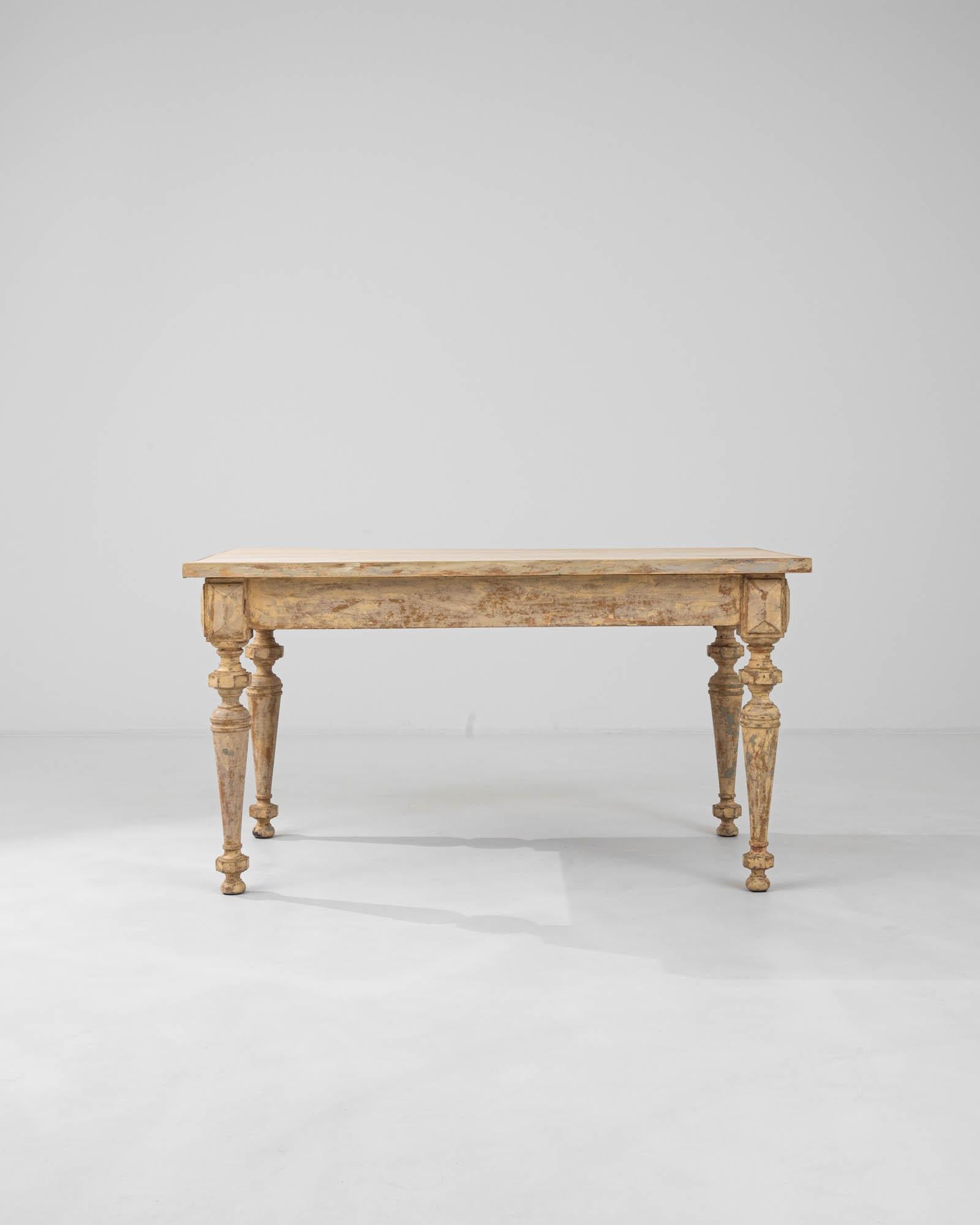 Français Table de salle à manger en bois du 19e siècle en vente