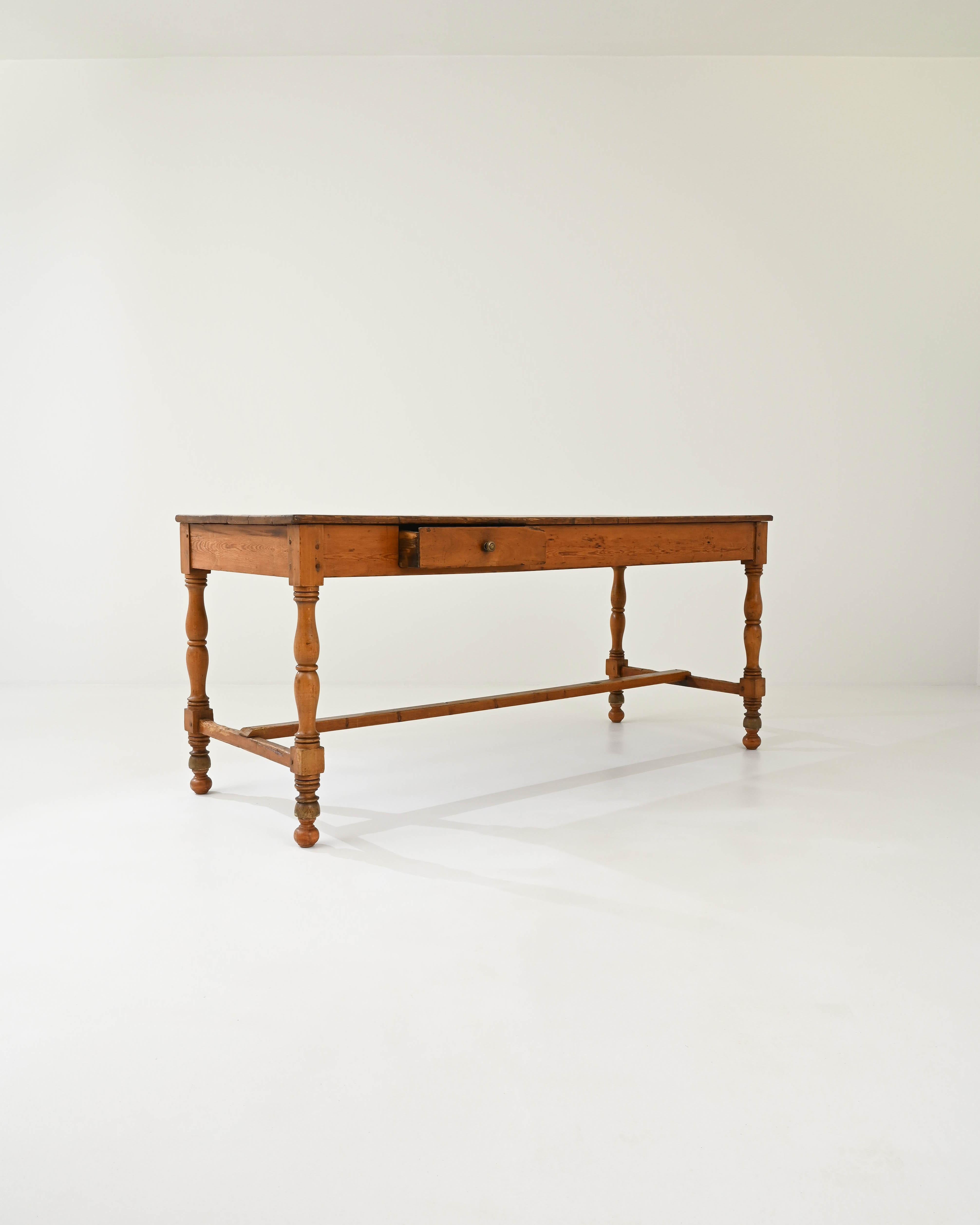 19th Century French Wooden Dining Table  2