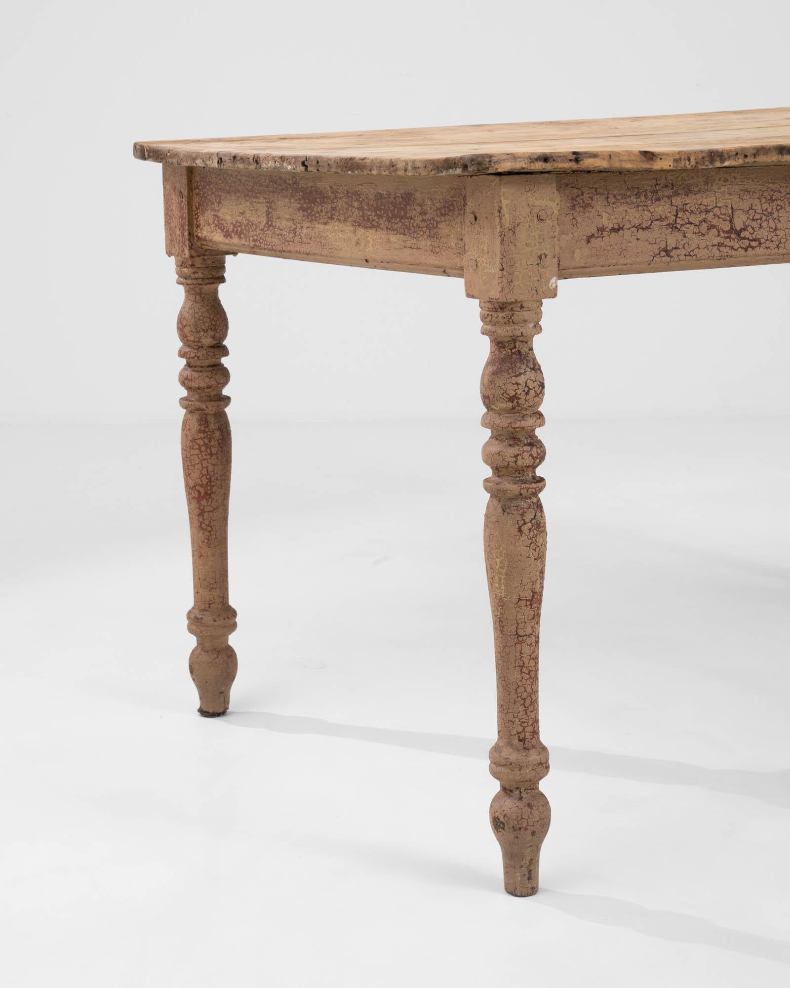 Französischer Esstisch aus Holz des 19. im Angebot 2