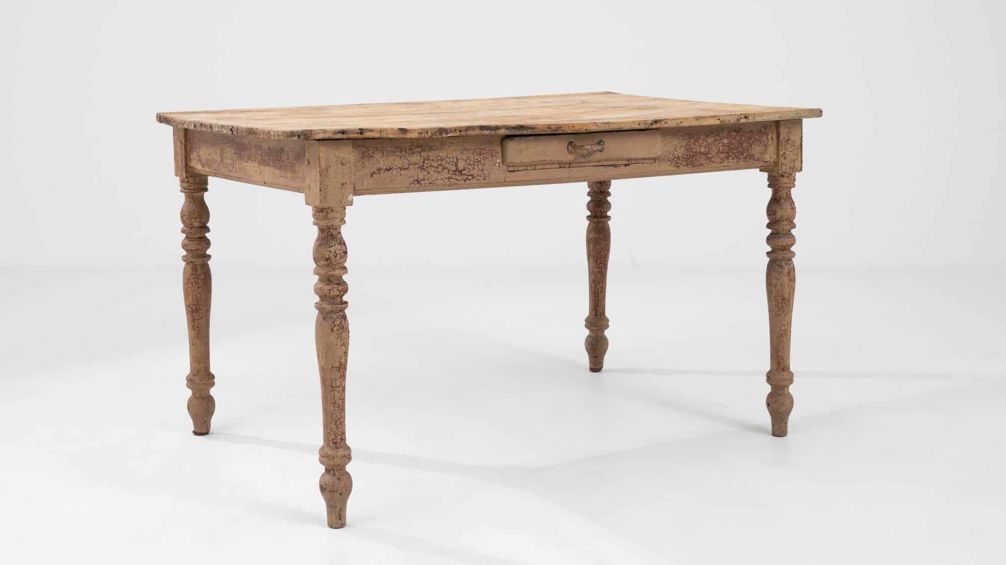 19th Century French Wooden Dining Table For Sale 4