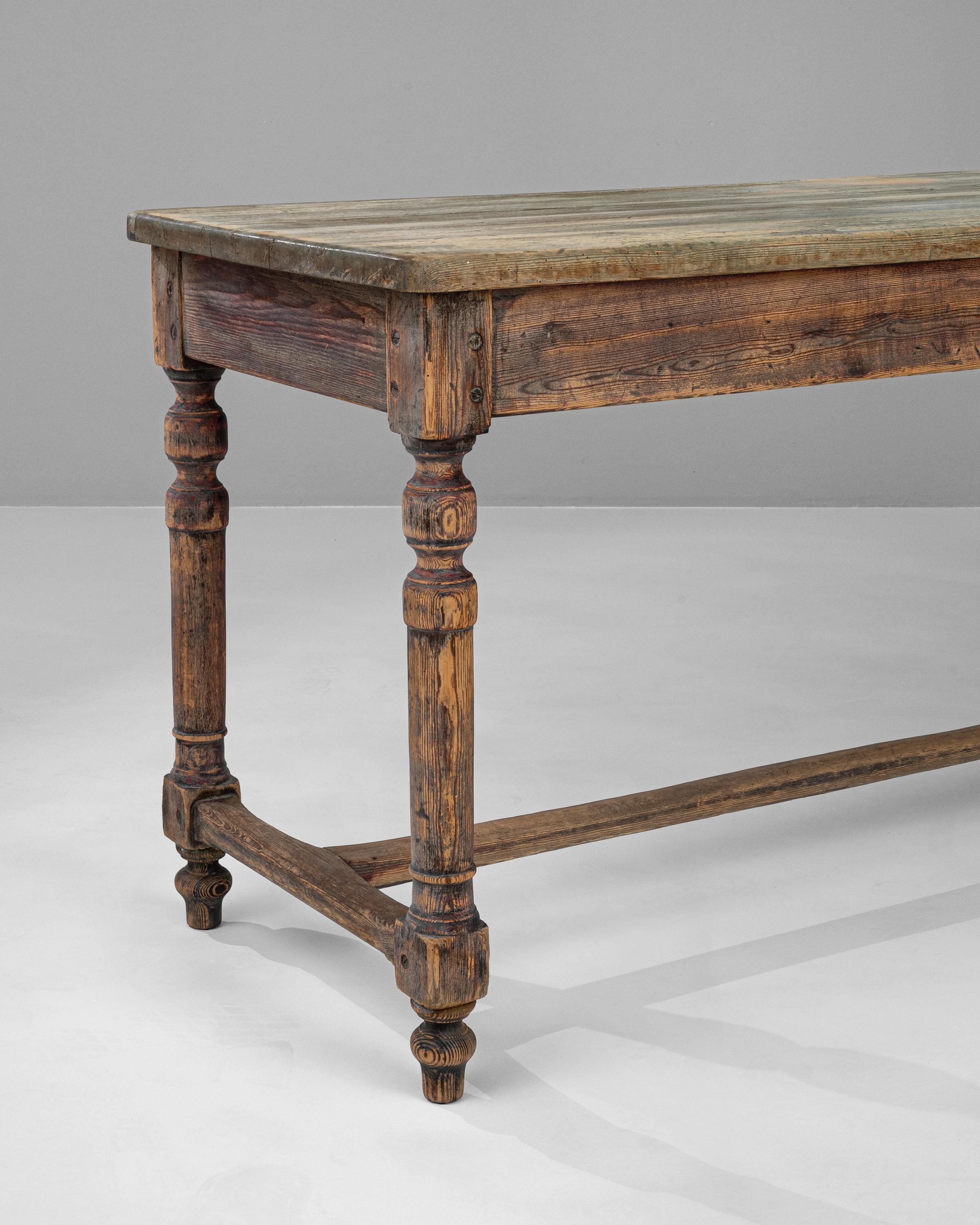 19th Century French Wooden Dining Table 4
