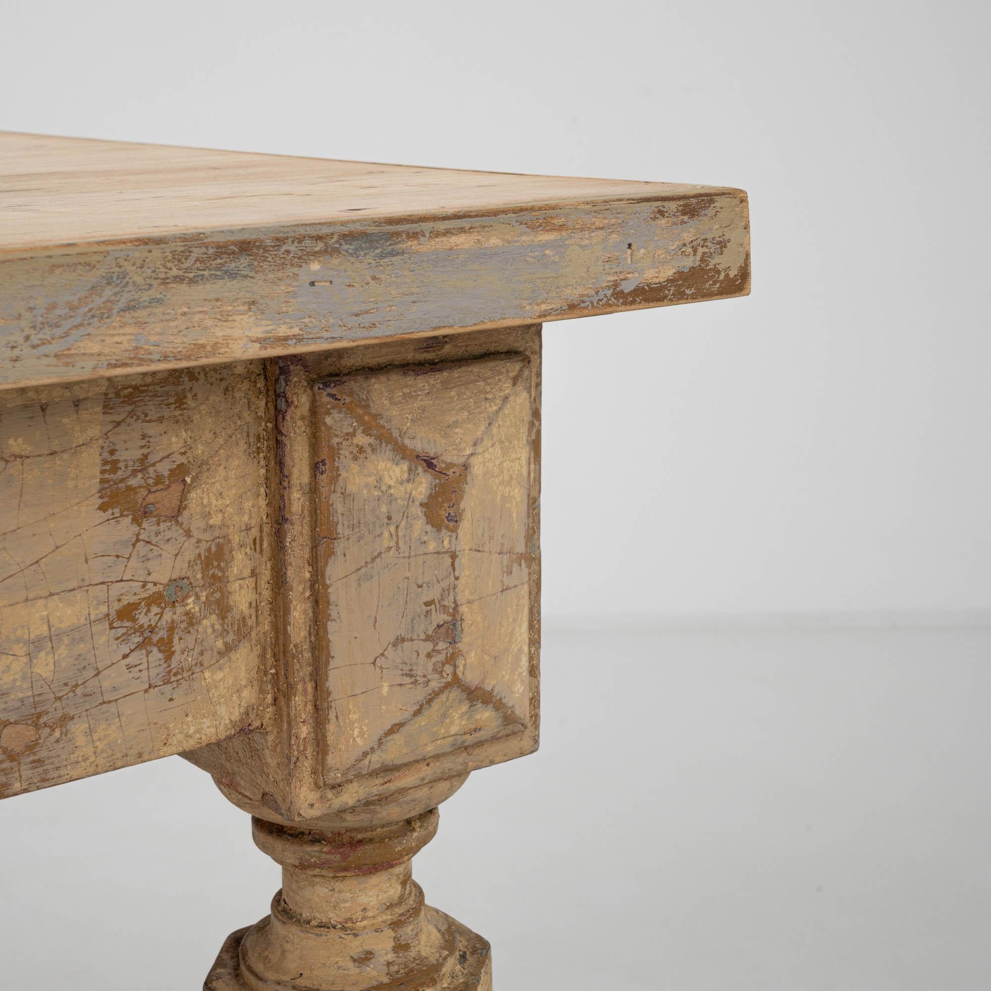 Table de salle à manger en bois du 19e siècle en vente 2
