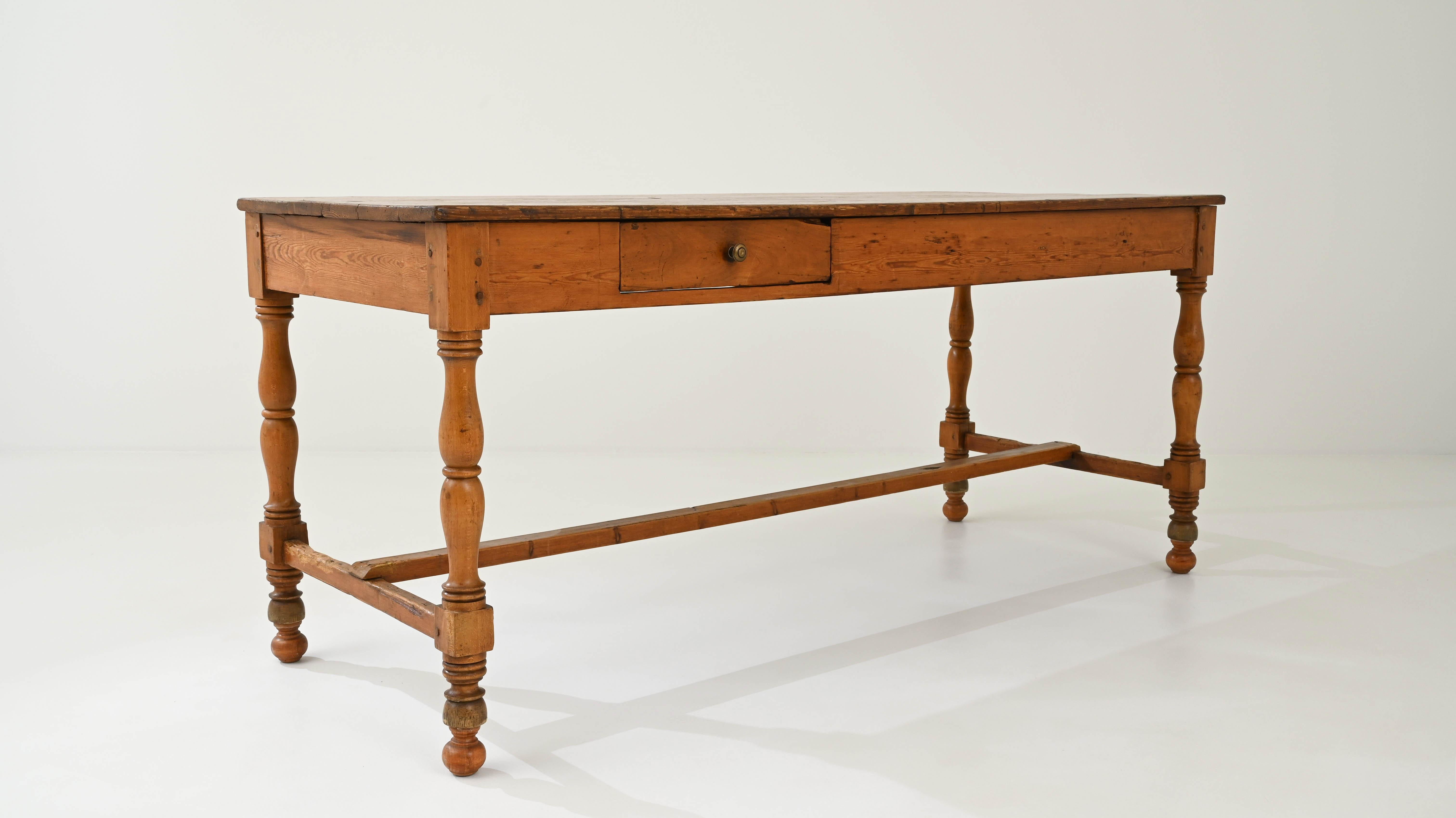 19th Century French Wooden Dining Table  5