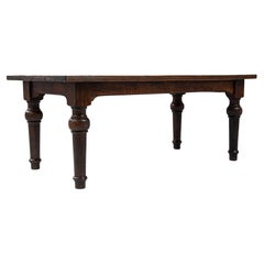 Used 19th Century French Wooden Dining Table