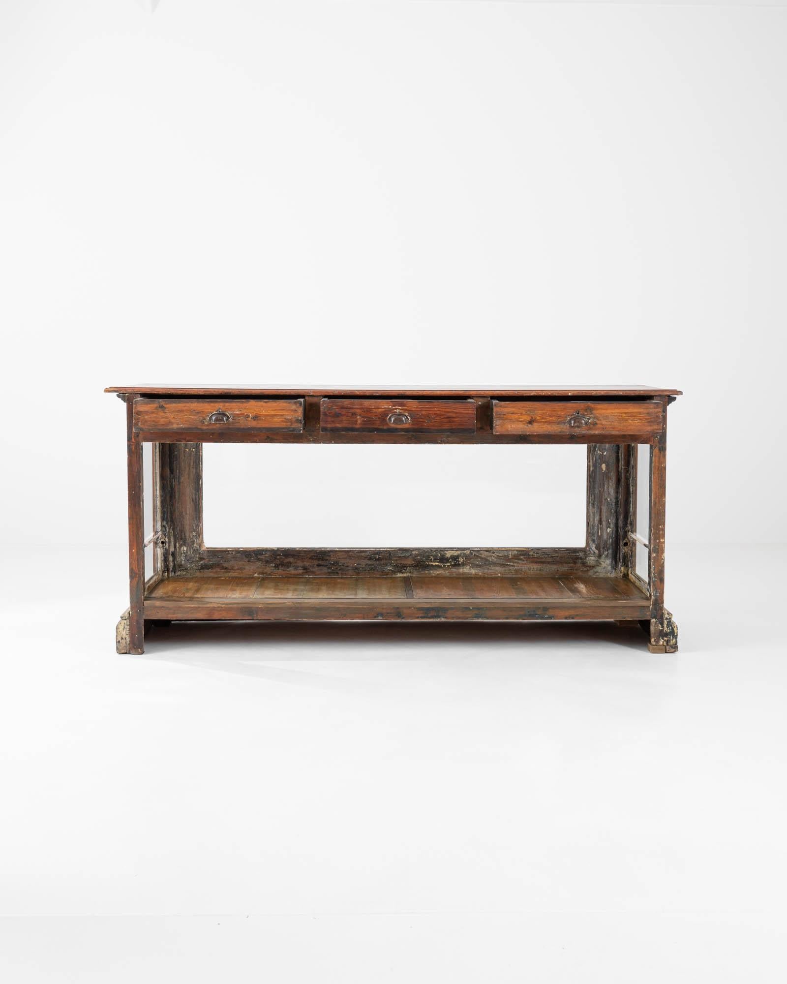 19th Century French Wooden Display Counter 9