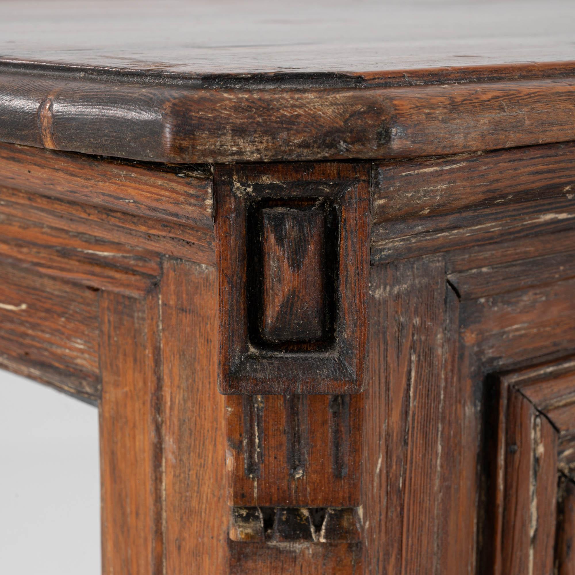 19th Century French Wooden Display Counter 4