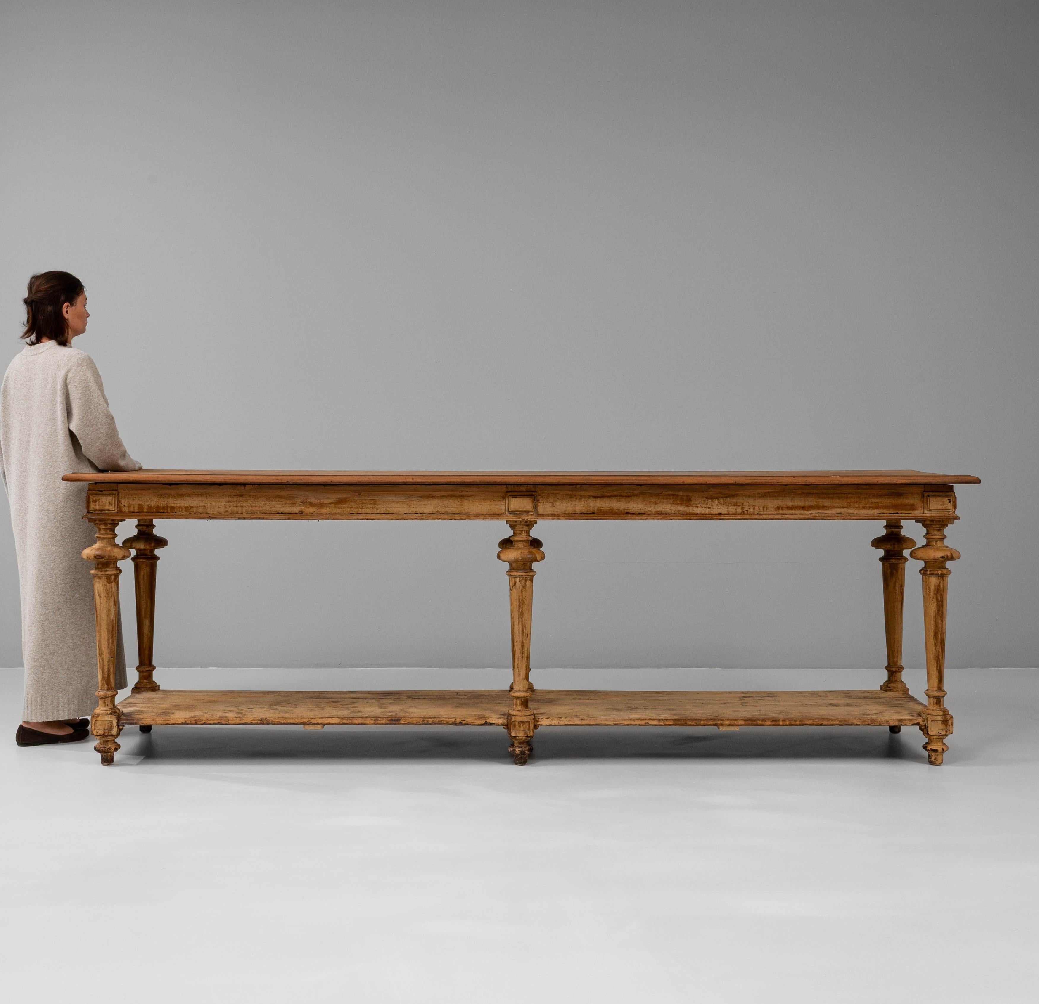 Mesa de pañero de madera francesa del siglo XIX Francés en venta