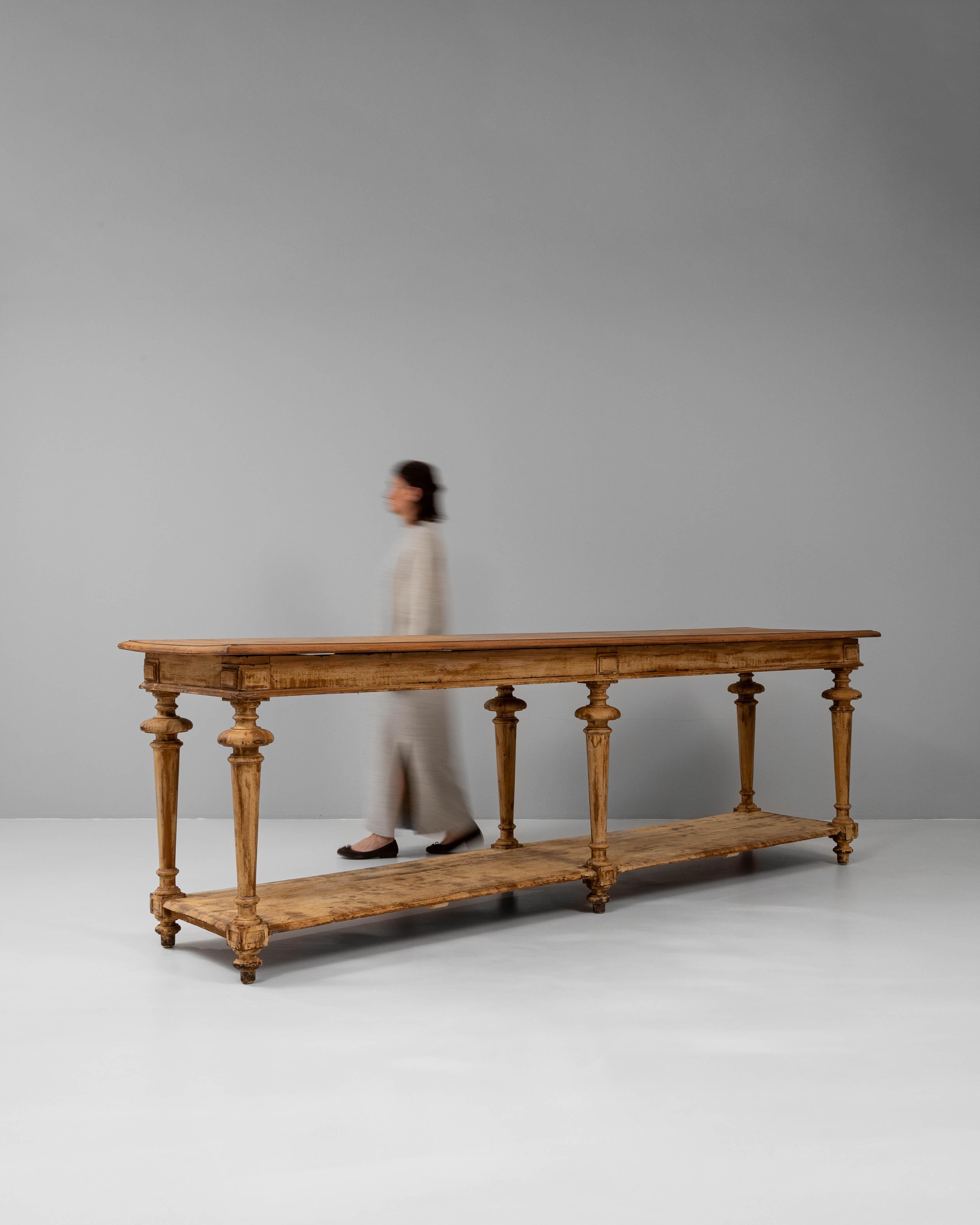 Mesa de pañero de madera francesa del siglo XIX Madera en venta