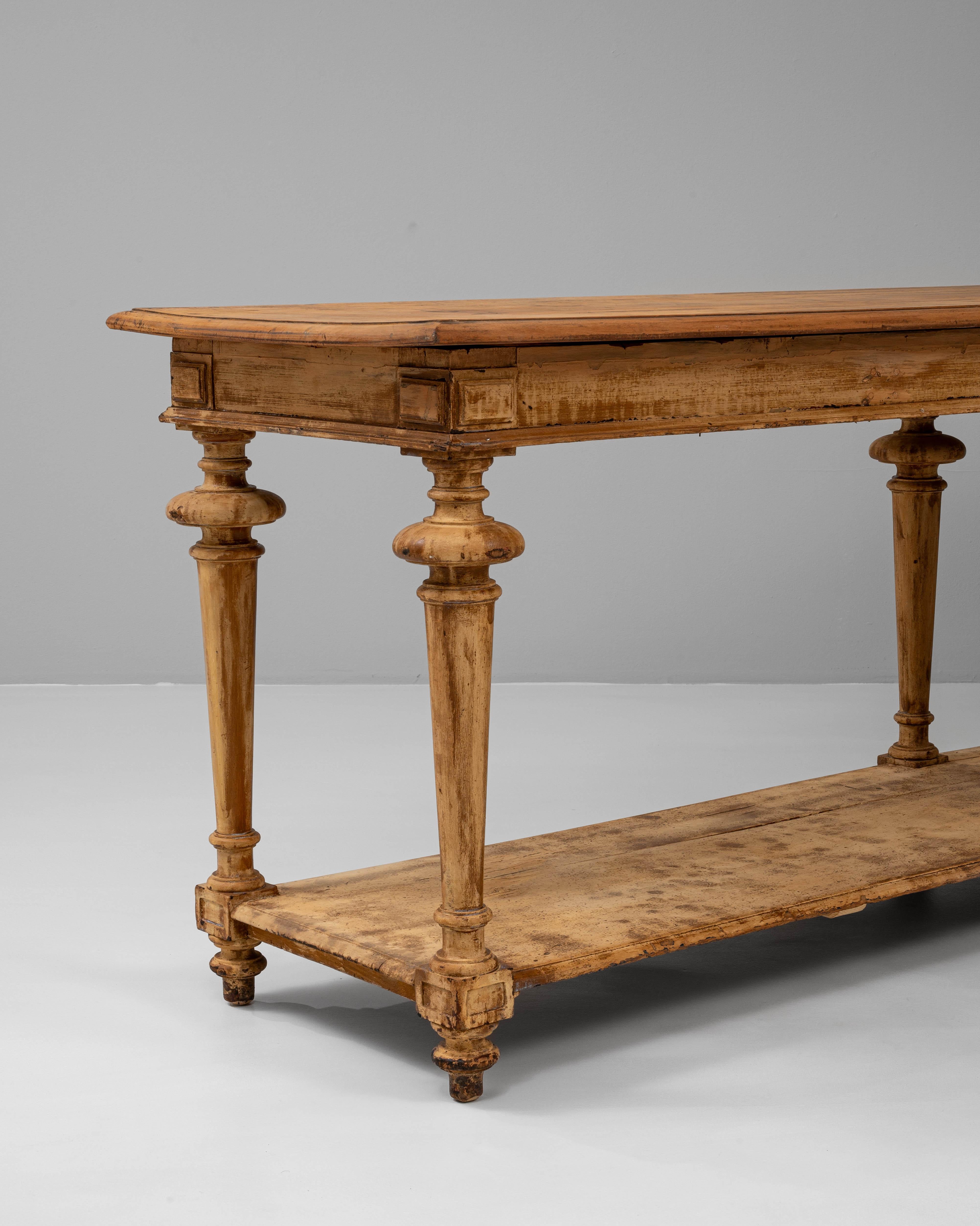 Mesa de pañero de madera francesa del siglo XIX en venta 1
